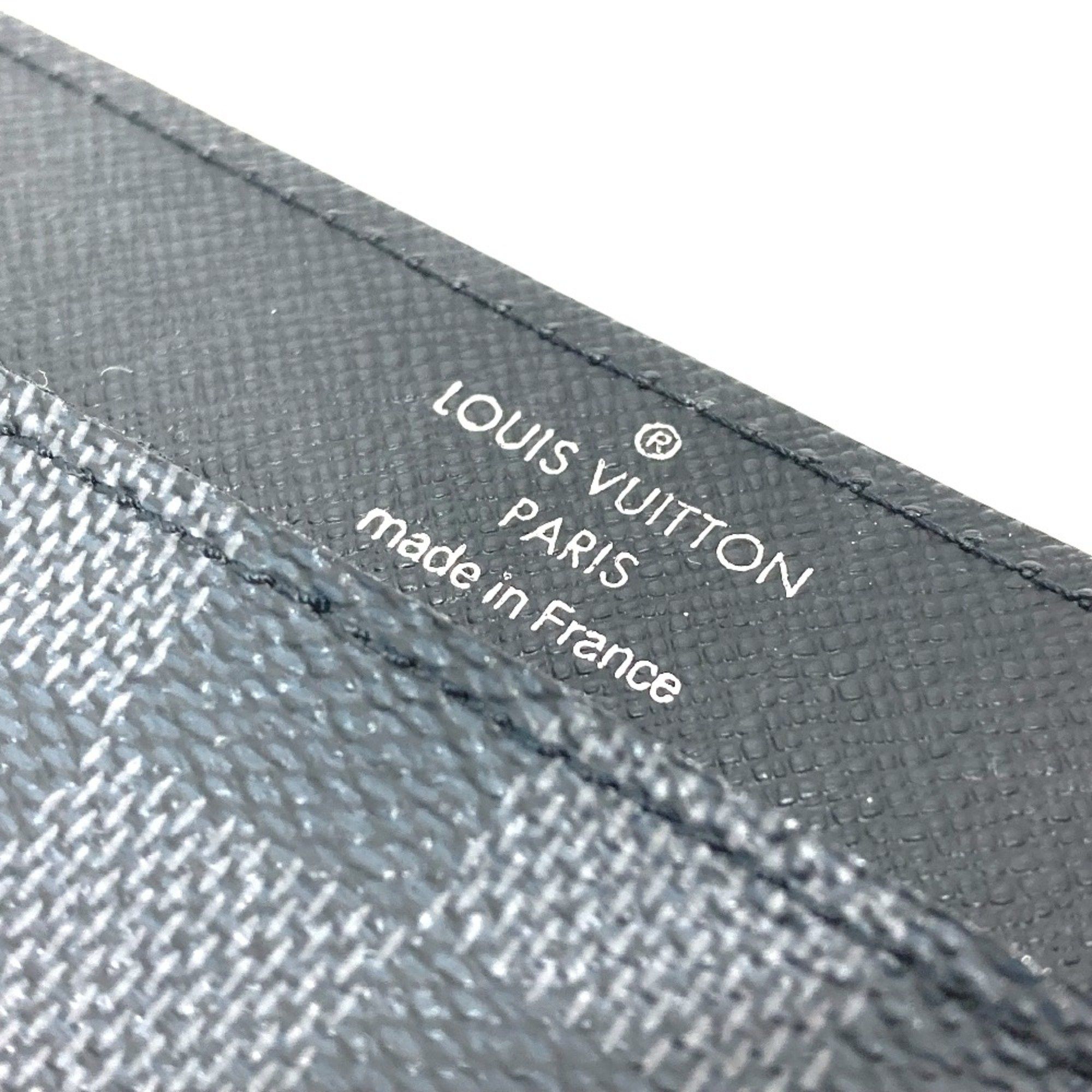 Louis Vuitton Louis Vuitton Damier Graphite Fashion Accessories Card Case Black Size ONE SIZE - 5 Thumbnail