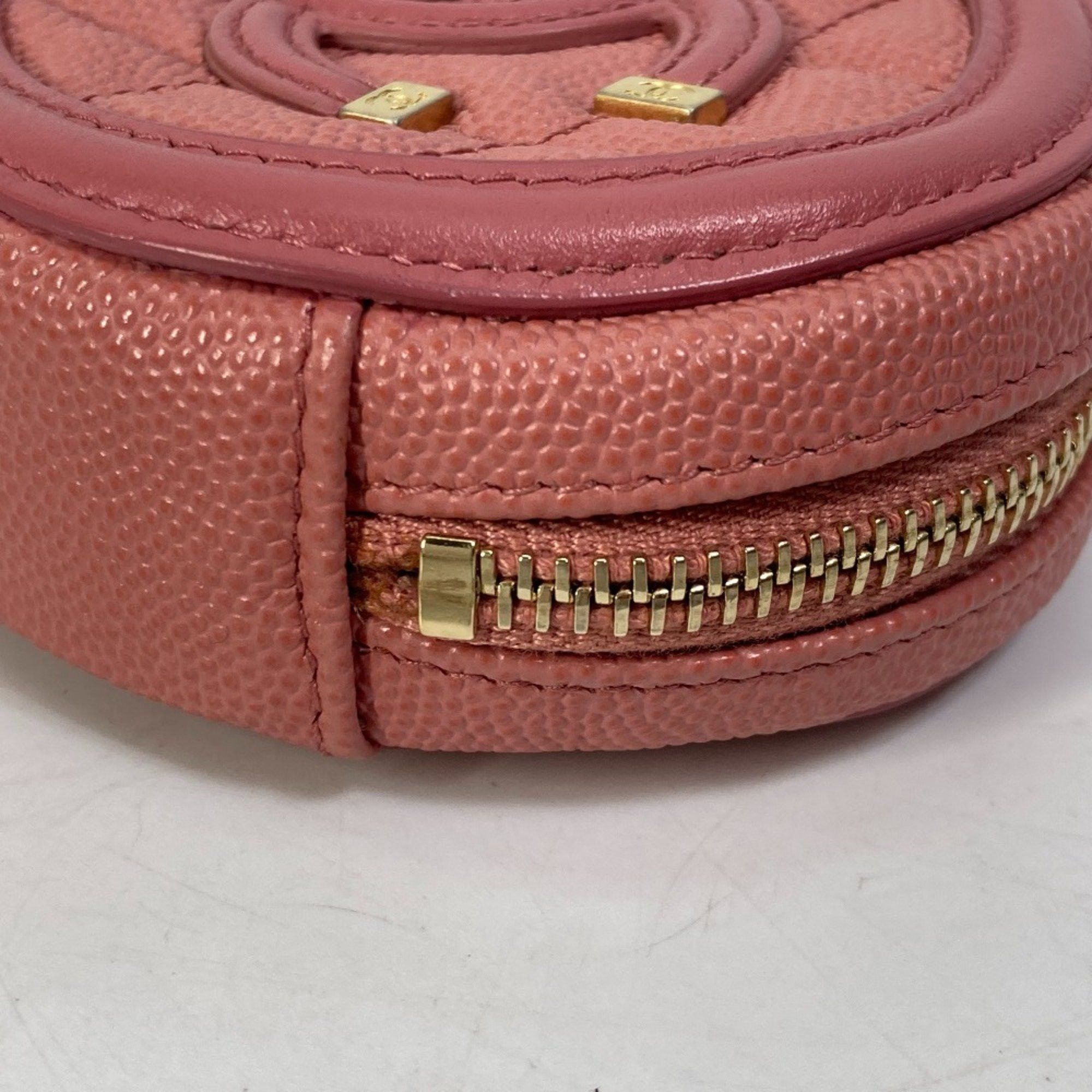 Chanel Chanel Wallet Coin Compartment Round CC Mark coin purse pink Size ONE SIZE - 7 Thumbnail