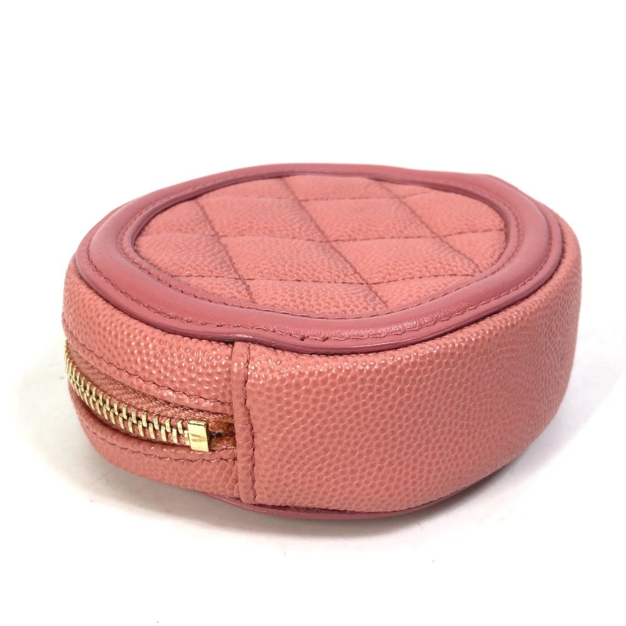 Chanel Chanel Wallet Coin Compartment Round CC Mark coin purse pink Size ONE SIZE - 9 Thumbnail