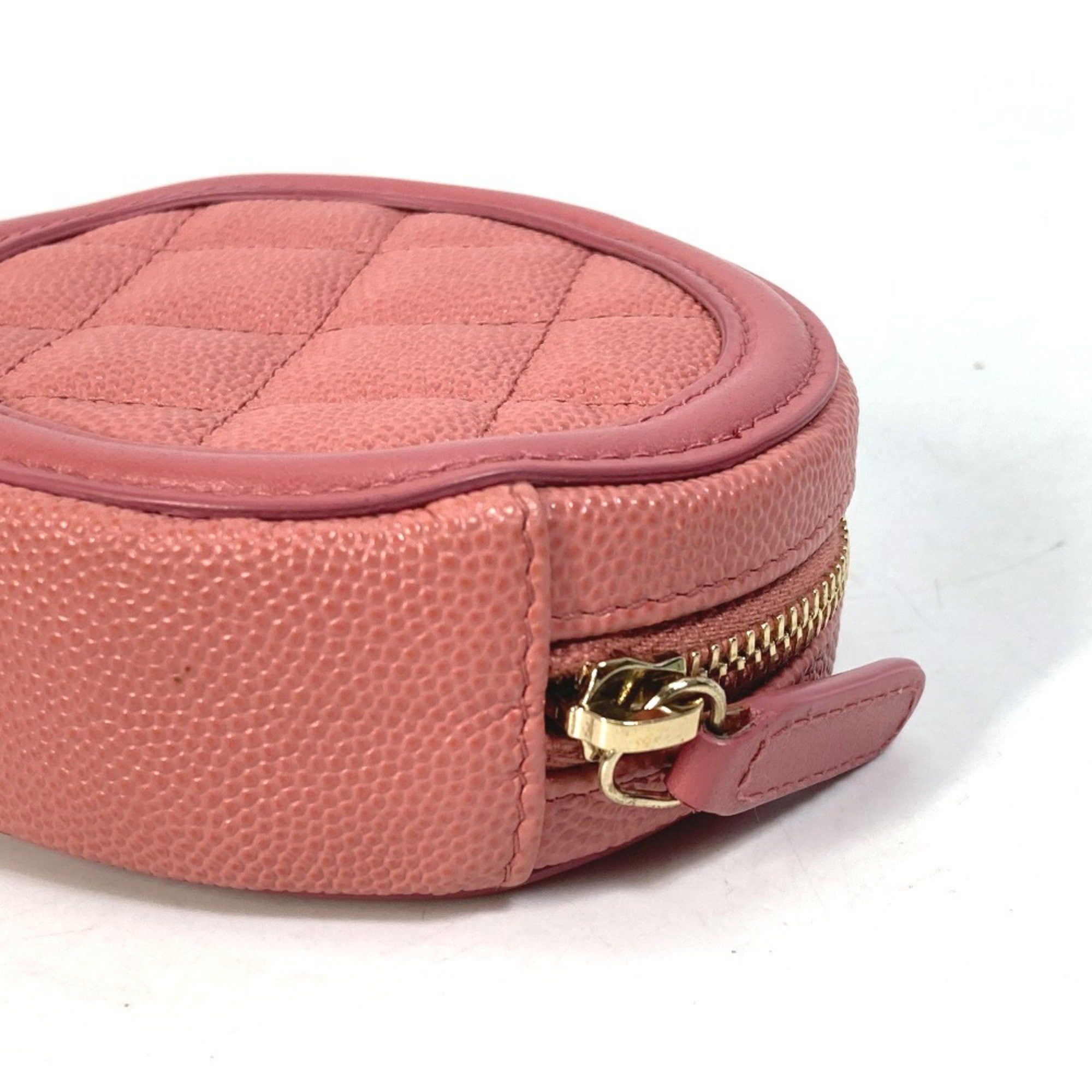 Chanel Chanel Wallet Coin Compartment Round CC Mark coin purse pink Size ONE SIZE - 8 Thumbnail