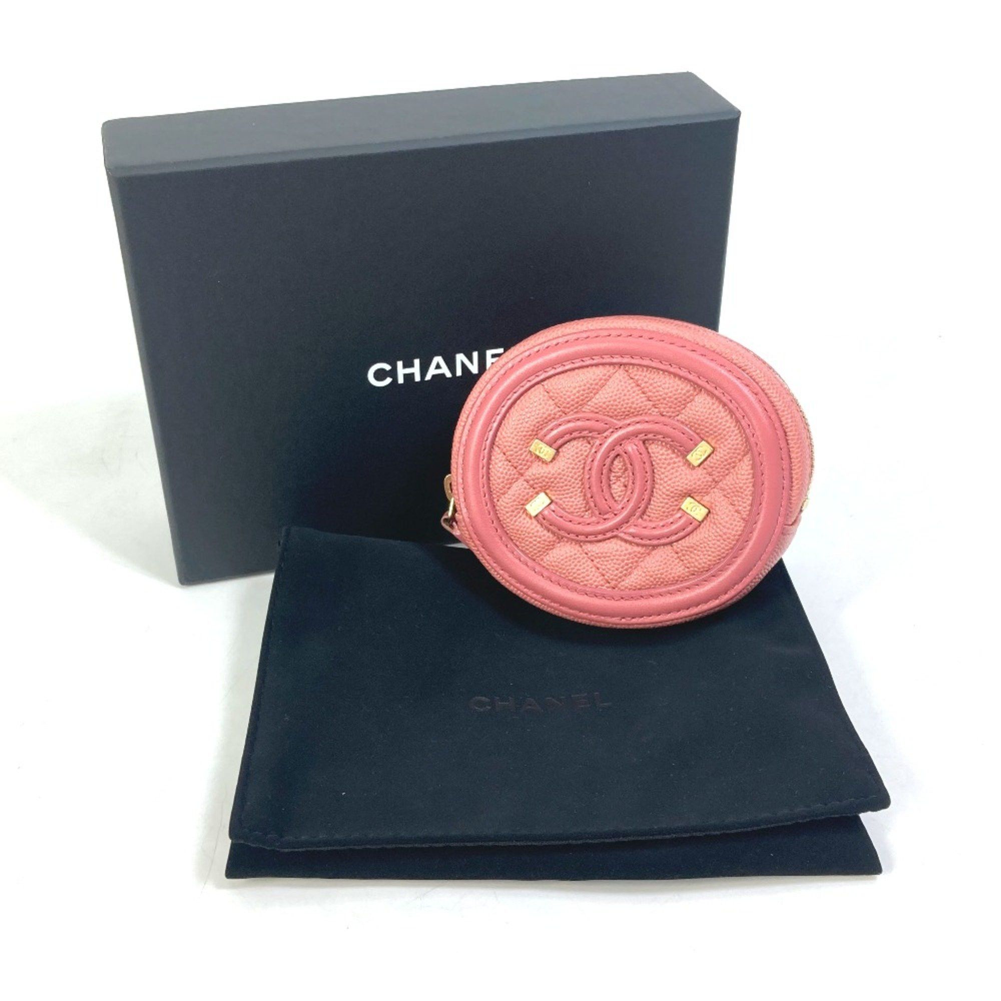 Chanel Chanel Wallet Coin Compartment Round CC Mark coin purse pink Size ONE SIZE - 13 Thumbnail