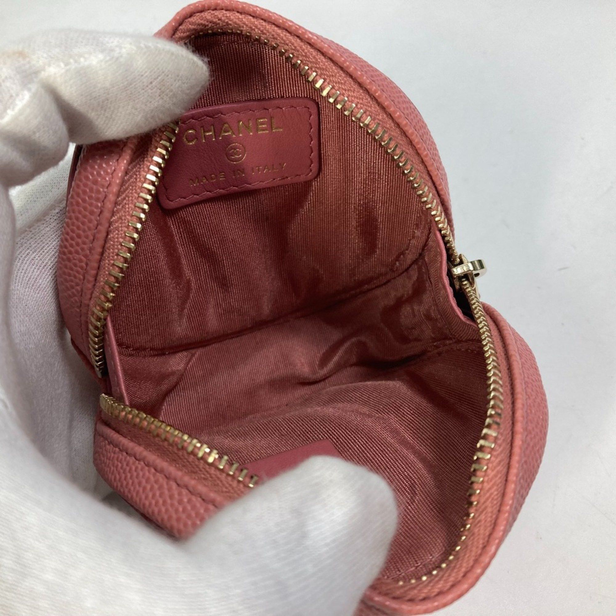 Chanel Chanel Wallet Coin Compartment Round CC Mark coin purse pink Size ONE SIZE - 10 Thumbnail