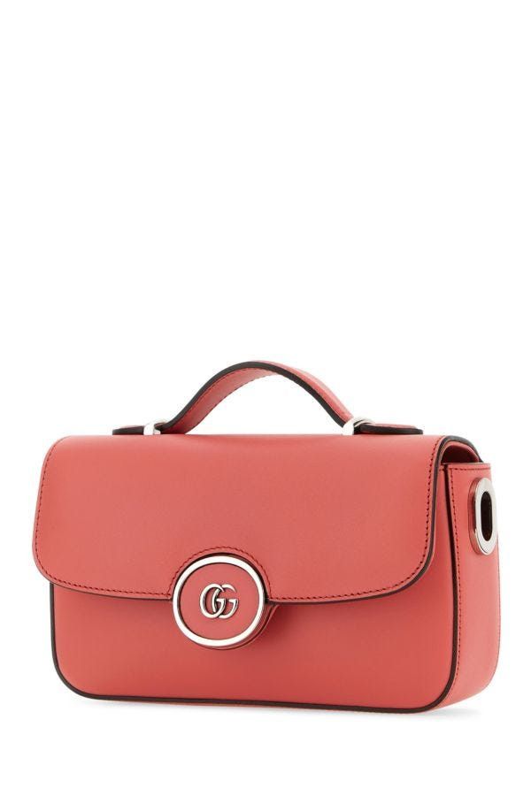 Gucci Dark Pink Leather Mini Petite Gg Handbag Size ONE SIZE - 4 Thumbnail