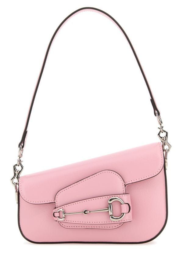 Gucci Pink Leather Mini Gucci Horsebit 1955 Handbag Size ONE SIZE - 3 Thumbnail