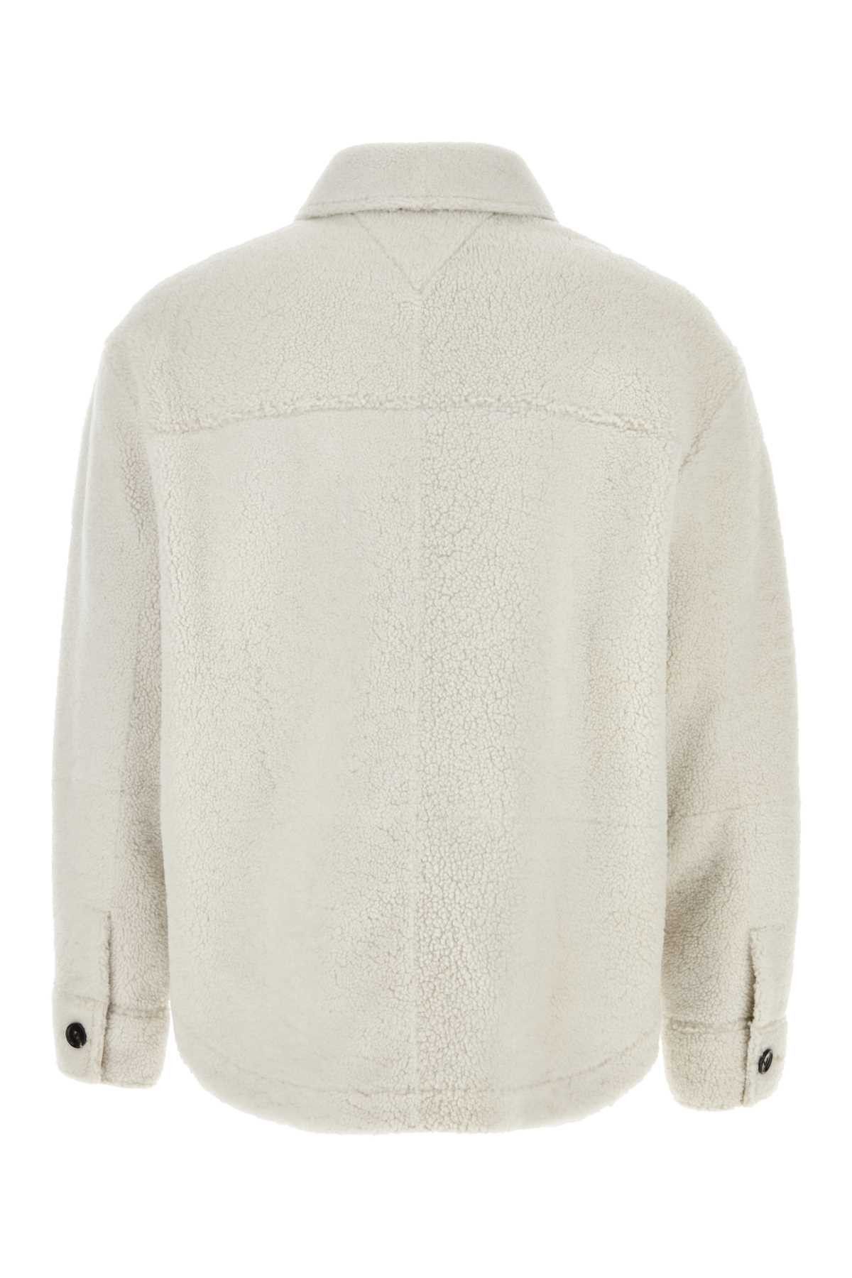 Bottega Veneta Chalk Shearling Oversize Shirt Size US S / EU 44-46 / 1 - 2 Thumbnail