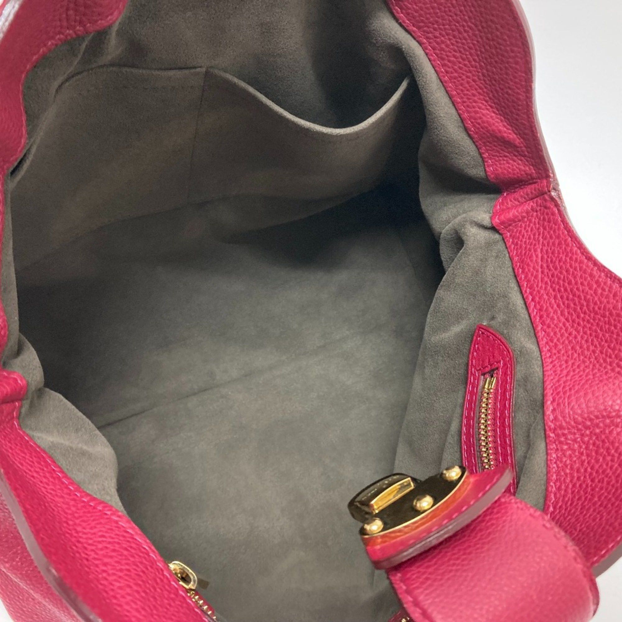 Louis Vuitton Louis Vuitton M93817 MonogramMahina Bag Hand Bag Gruna Red Size ONE SIZE - 11 Thumbnail
