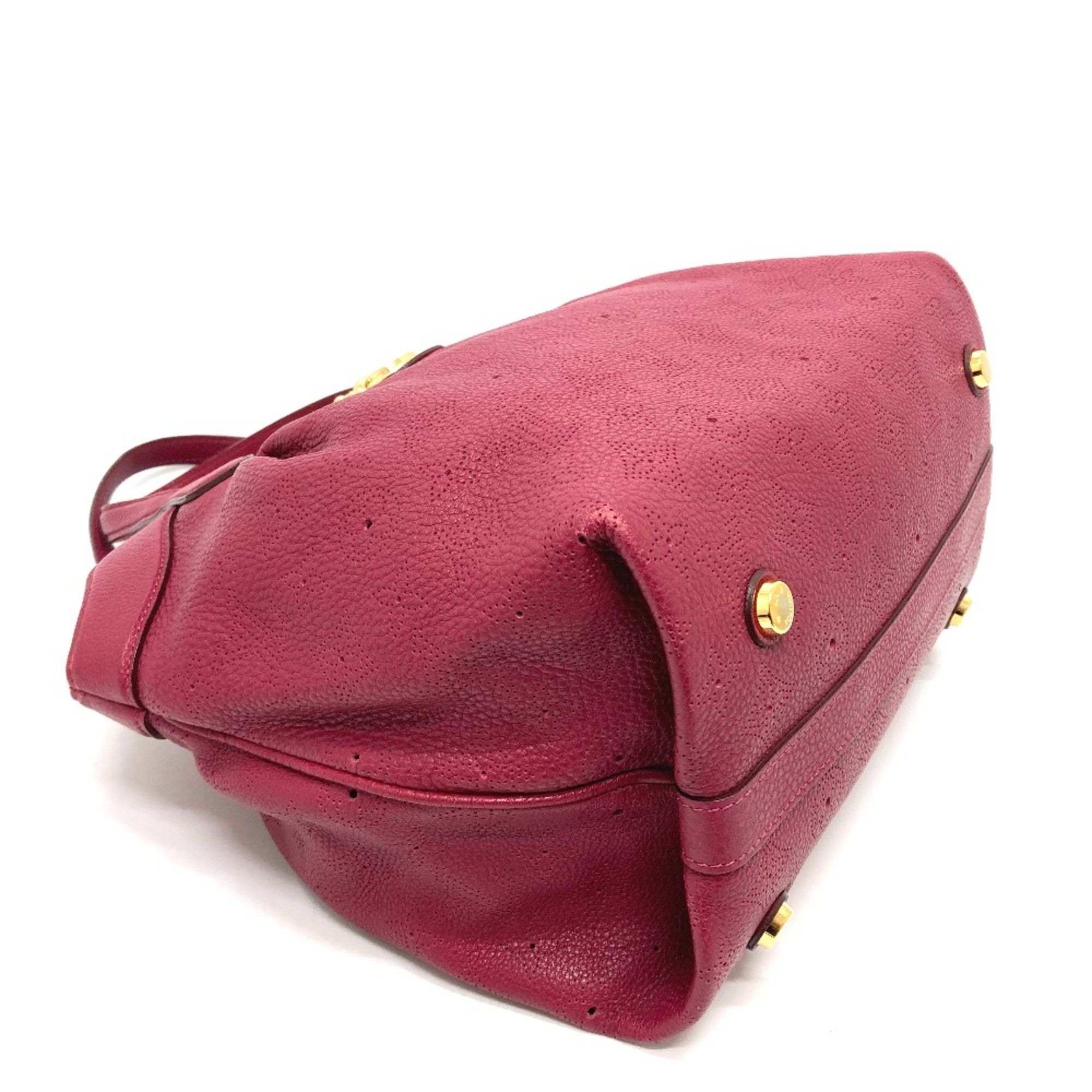 Louis Vuitton Louis Vuitton M93817 MonogramMahina Bag Hand Bag Gruna Red Size ONE SIZE - 5 Thumbnail