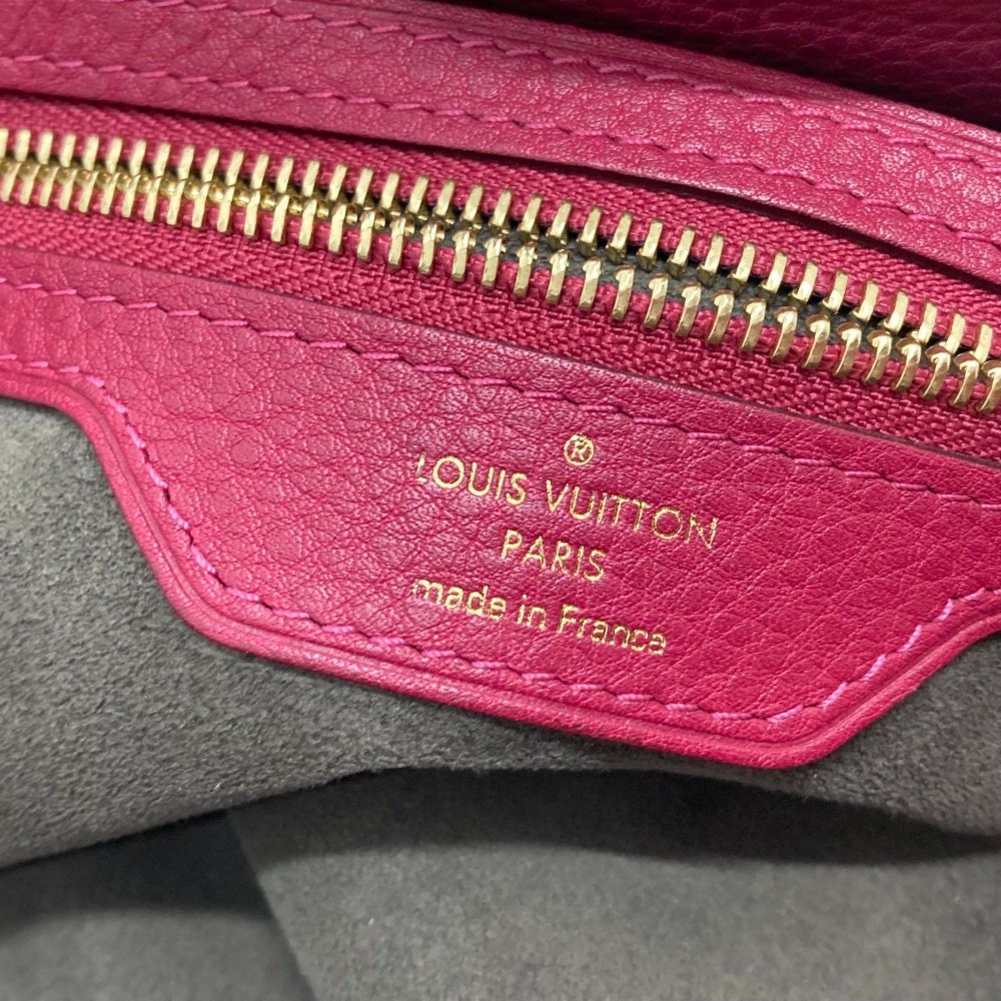 Louis Vuitton Louis Vuitton M93817 MonogramMahina Bag Hand Bag Gruna Red Size ONE SIZE - 12 Thumbnail