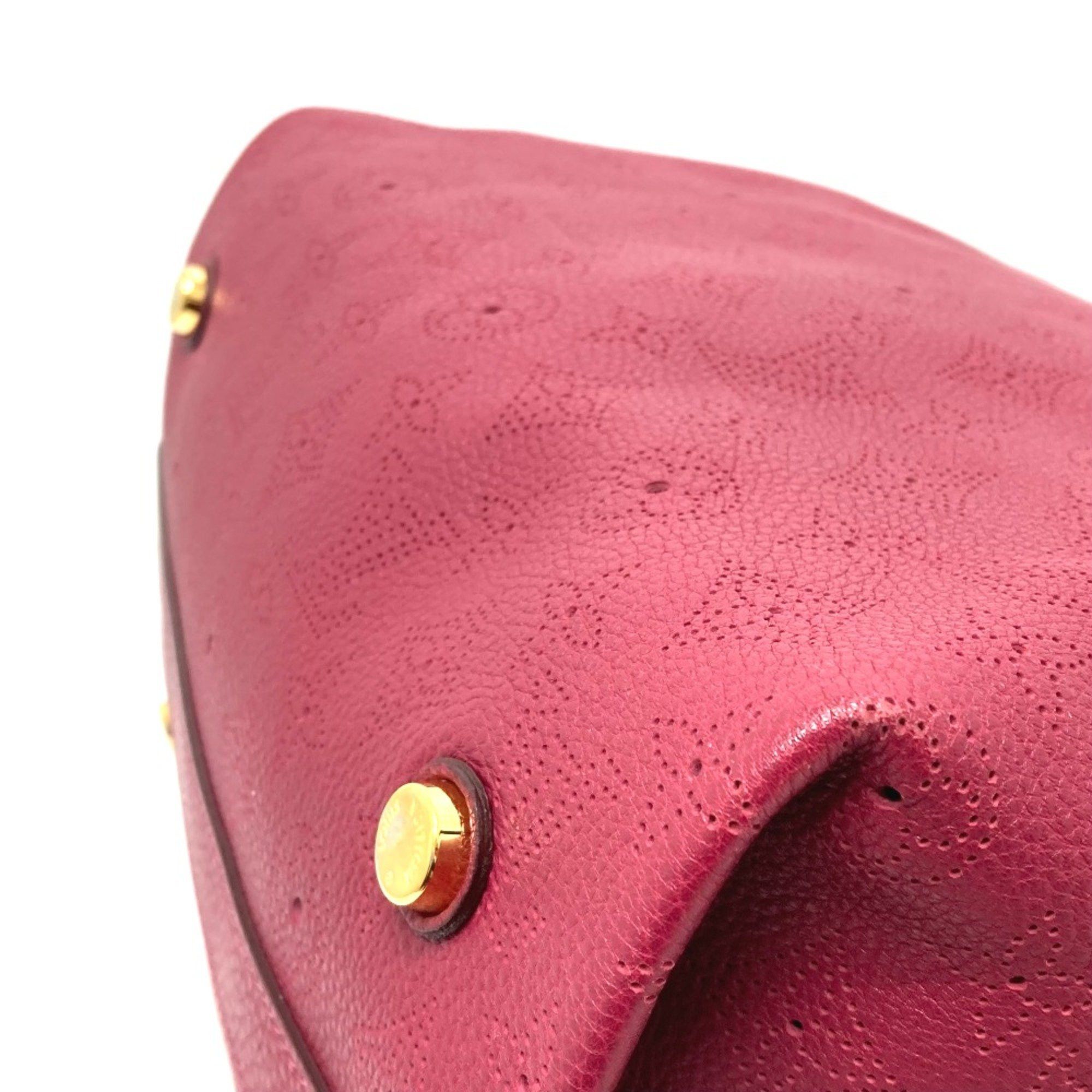 Louis Vuitton Louis Vuitton M93817 MonogramMahina Bag Hand Bag Gruna Red Size ONE SIZE - 6 Thumbnail