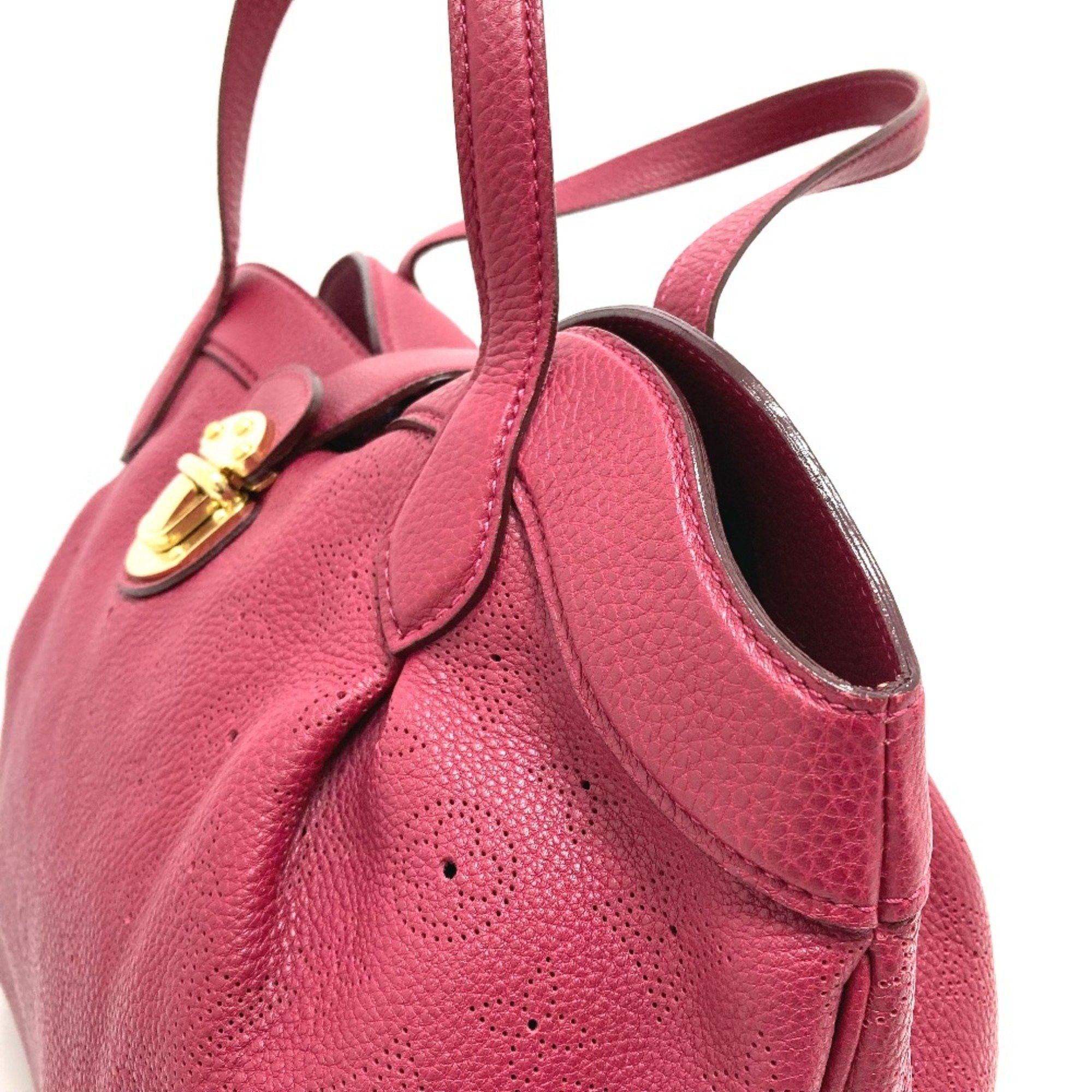 Louis Vuitton Louis Vuitton M93817 MonogramMahina Bag Hand Bag Gruna Red Size ONE SIZE - 9 Thumbnail