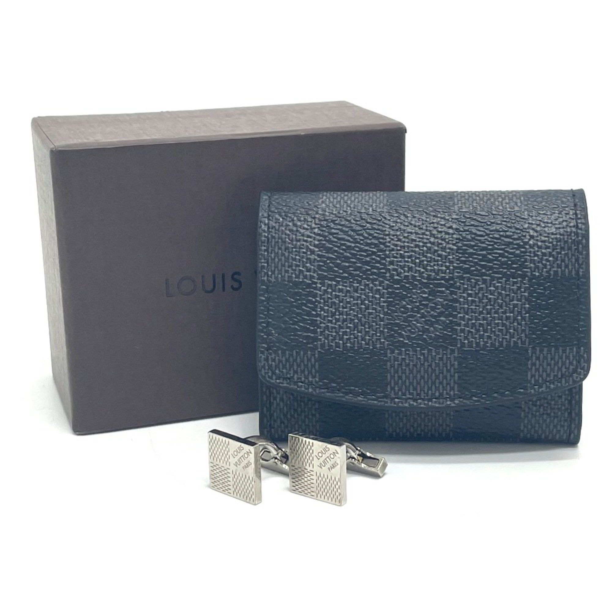 Louis Vuitton Louis Vuitton M61035 Damier 4 Cufflinks cuffs Silver Size ONE SIZE - 12 Thumbnail
