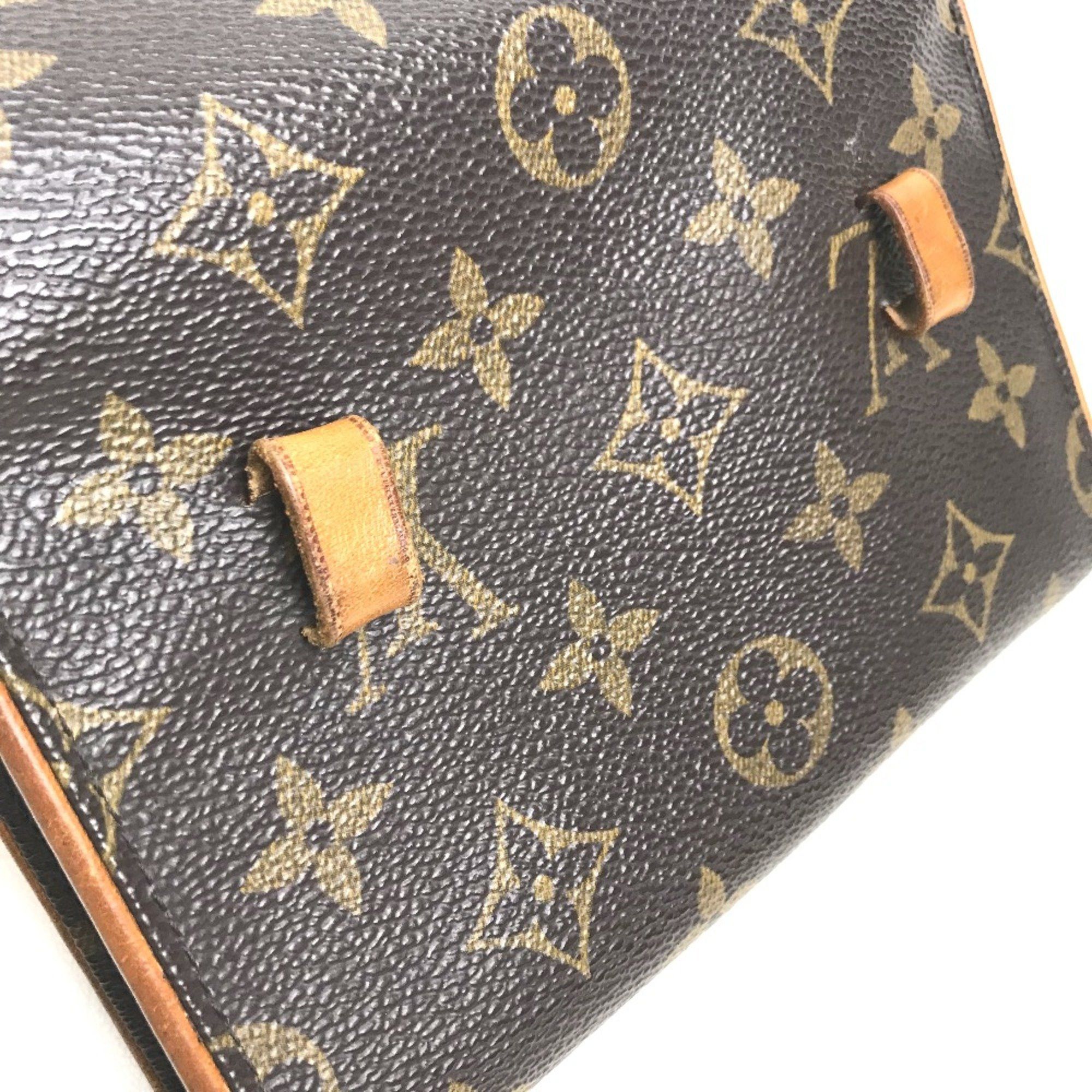 Louis Vuitton Louis Vuitton M51855 Monogram Pouch Pochette Waist Pouch Brown Size ONE SIZE - 4 Thumbnail