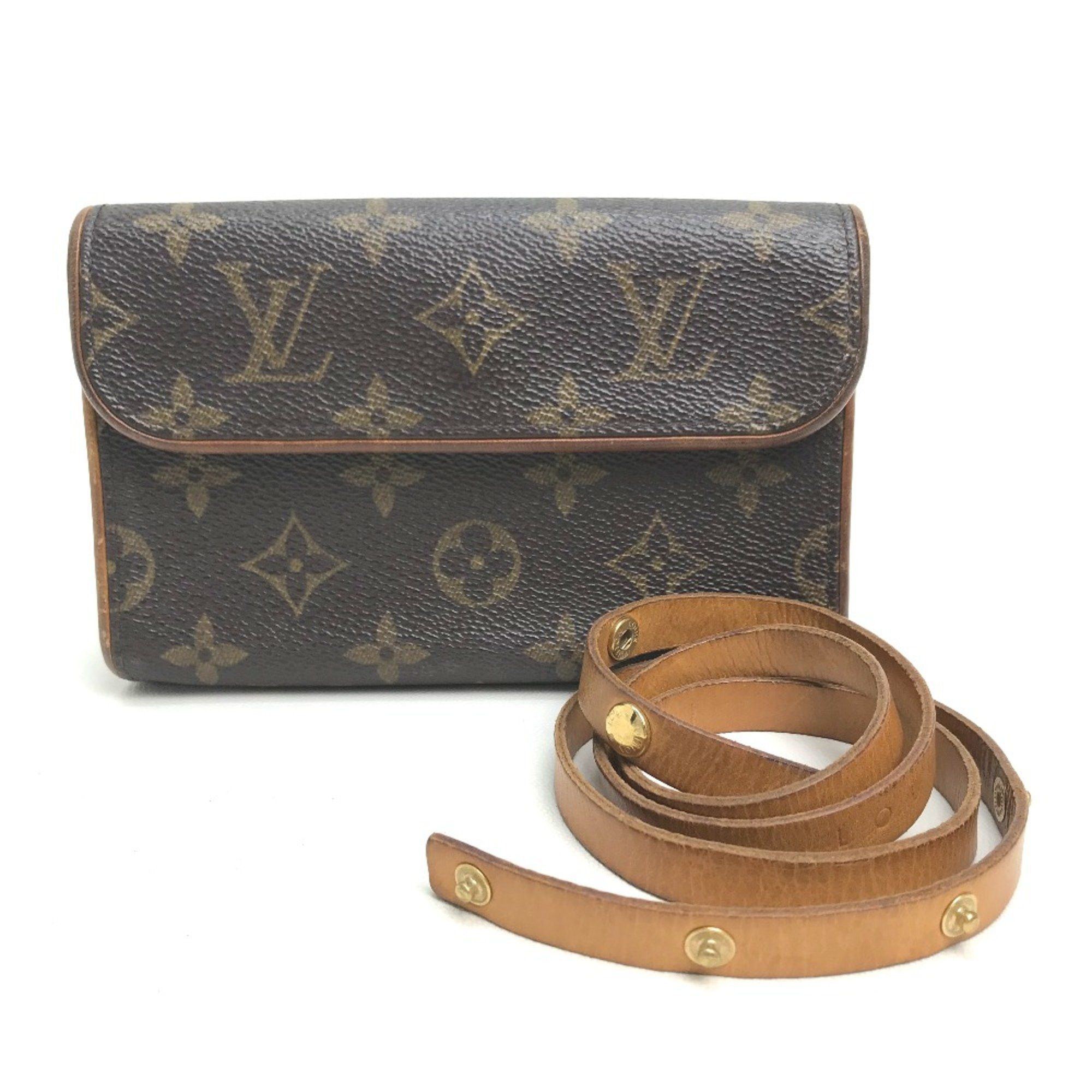 Louis Vuitton Louis Vuitton M51855 Monogram Pouch Pochette Waist Pouch Brown Size ONE SIZE - 9 Thumbnail
