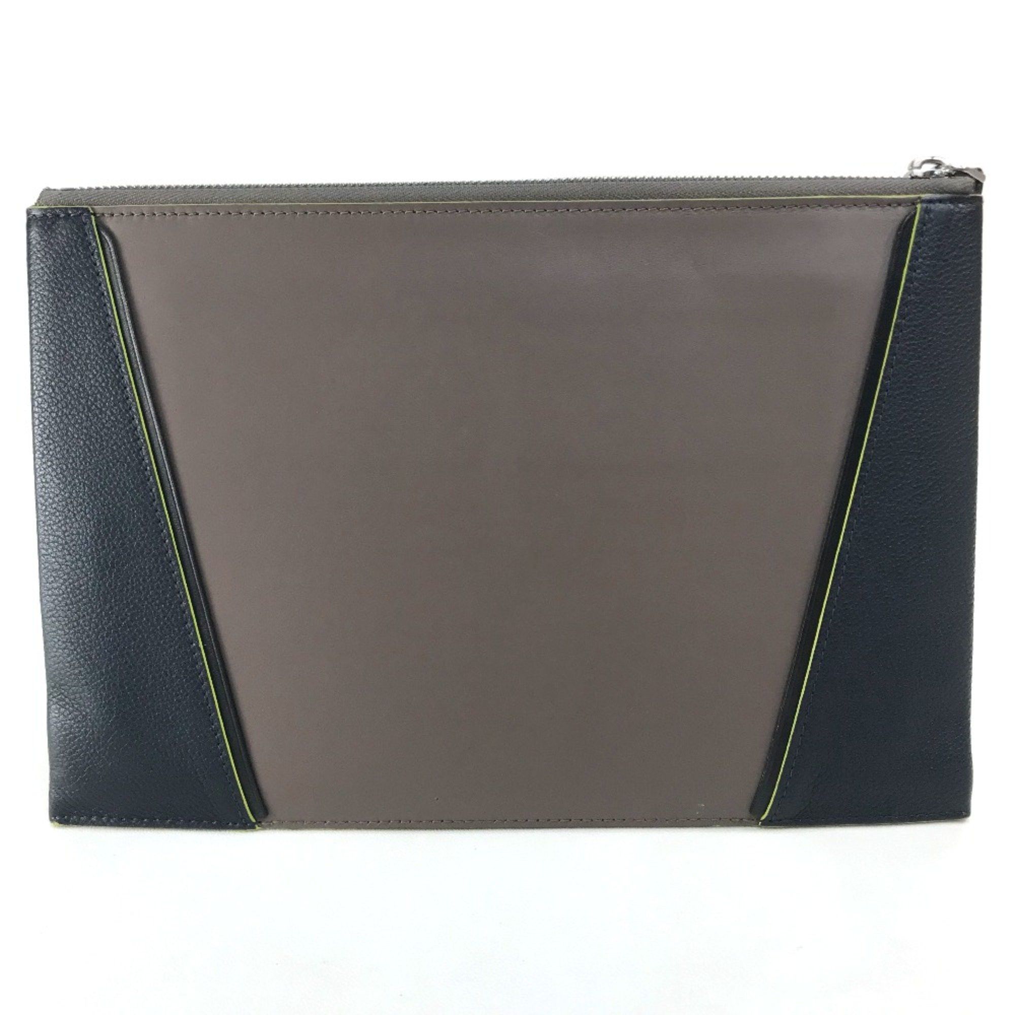 Louis Vuitton Louis Vuitton Bag List with Strap Clutch bag Gray Based /Navy Size ONE SIZE - 2 Thumbnail