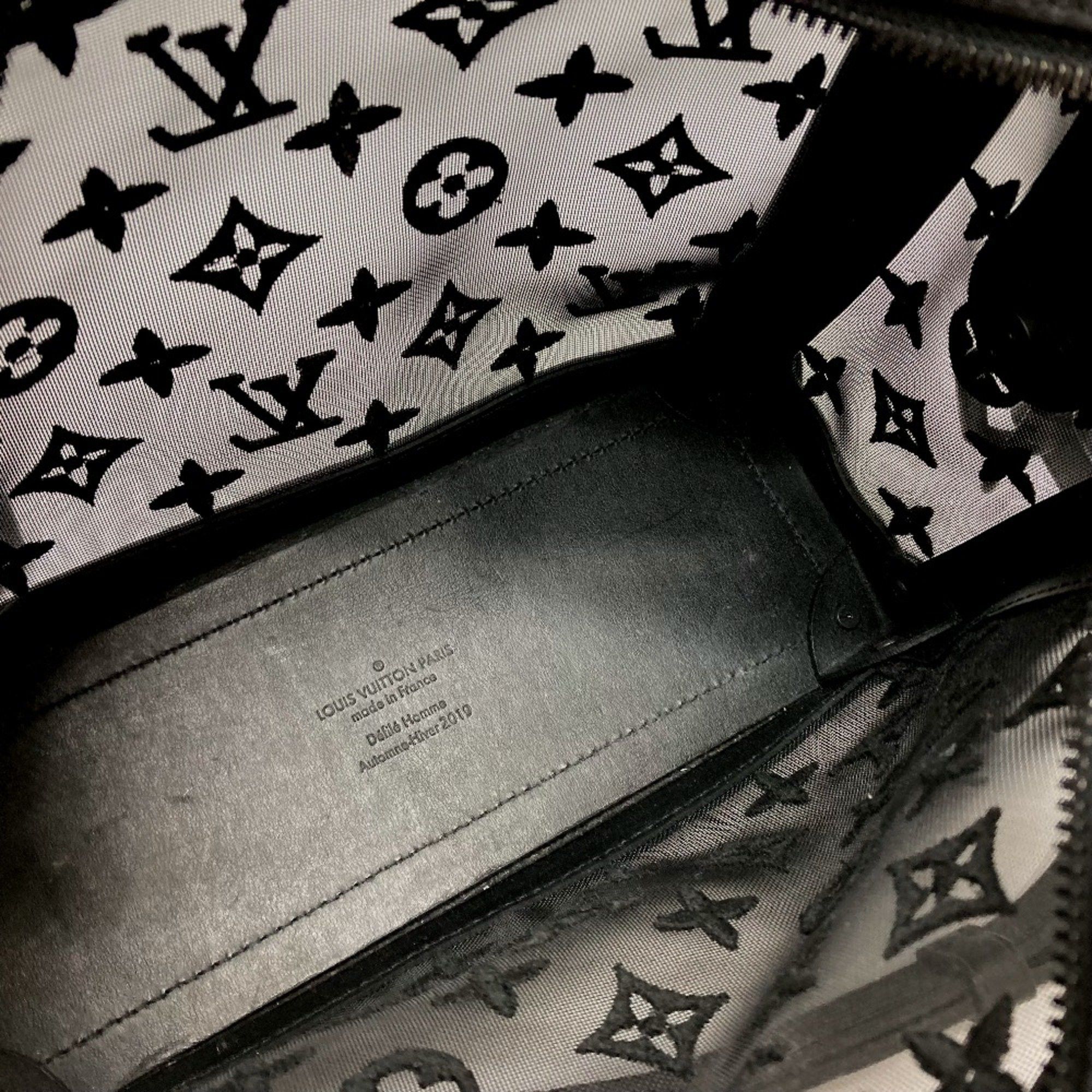 Louis Vuitton Louis Vuitton M53964 Monogram embroidery mesh Bag 2WAY Shoulder Bag Black Size ONE SIZE - 8 Thumbnail