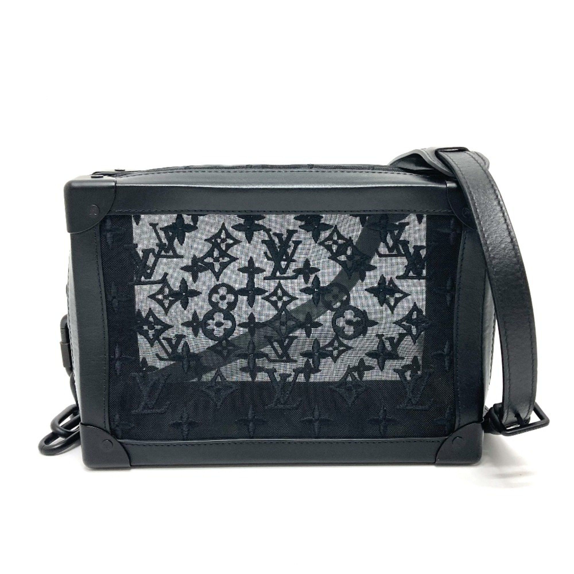 Louis Vuitton Louis Vuitton M53964 Monogram embroidery mesh Bag 2WAY Shoulder Bag Black Size ONE SIZE - 2 Thumbnail