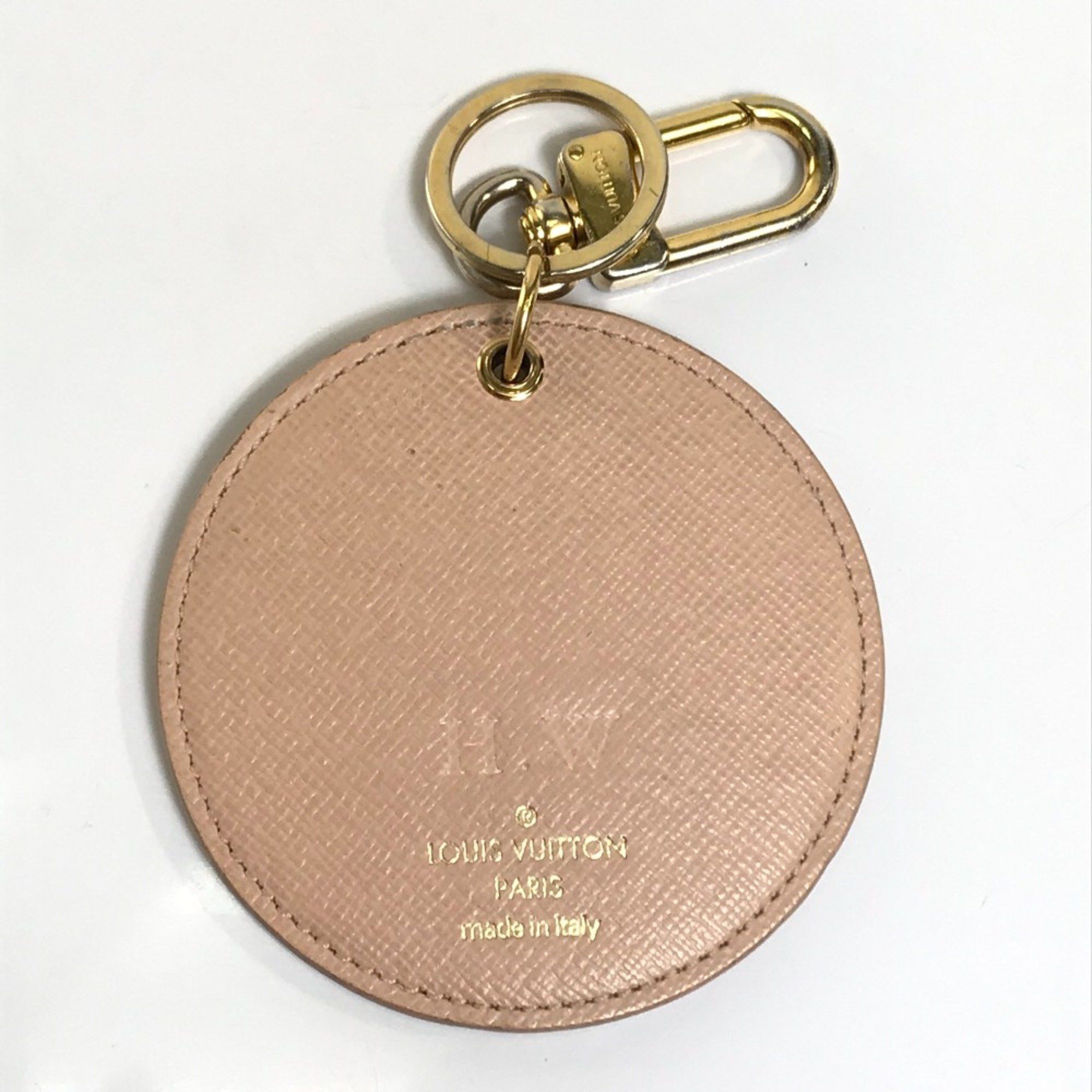 Louis Vuitton Louis Vuitton M61943 Damier Azur charm Key Holder White x Pink Size ONE SIZE - 2 Thumbnail