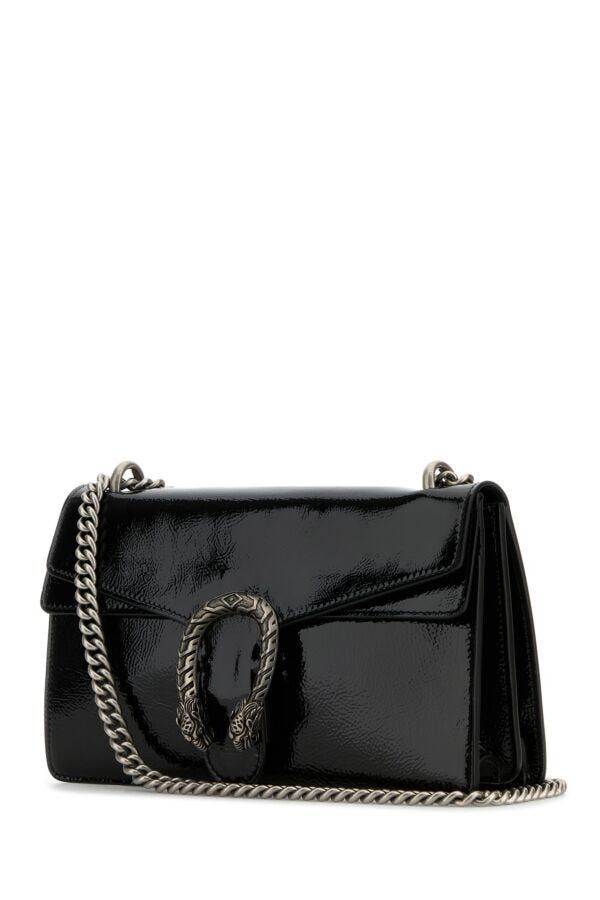 Gucci Black Leather Small Dionysus Shoulder Bag Size ONE SIZE - 4 Thumbnail