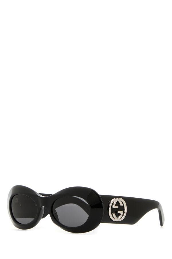 Gucci Black Acetate Sunglasses Size ONE SIZE - 3 Thumbnail