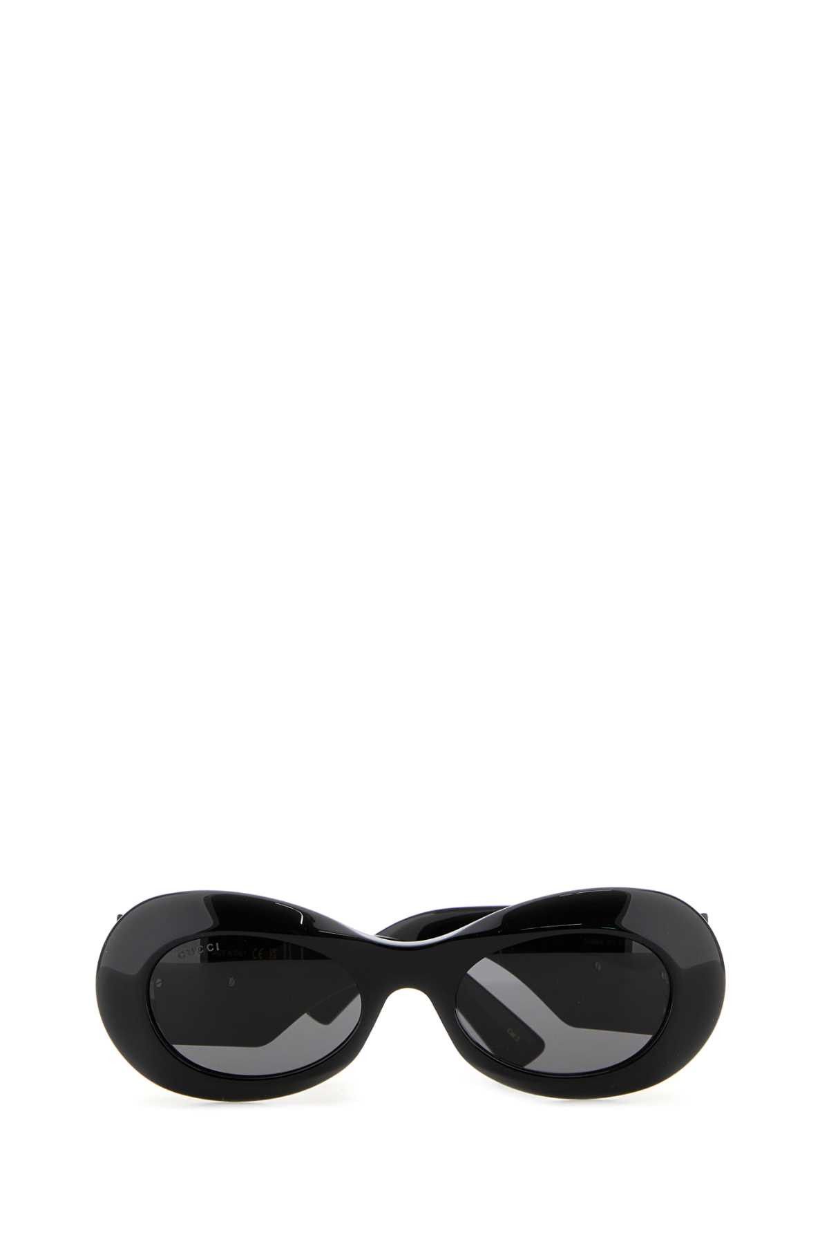 Gucci Black Acetate Sunglasses Size ONE SIZE - 2 Thumbnail