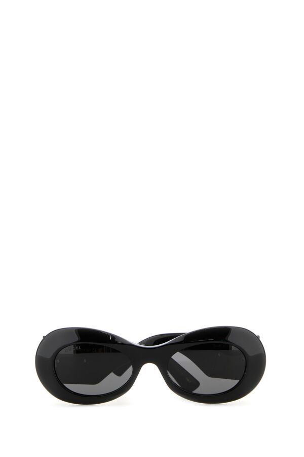 Gucci Black Acetate Sunglasses Size ONE SIZE - 4 Thumbnail