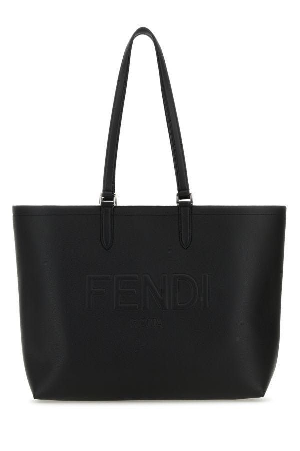 Fendi Back Leather Fendi Roma Shopping Bag Size ONE SIZE - 3 Thumbnail