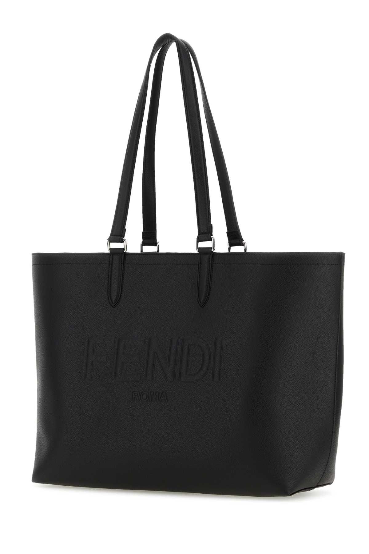 Fendi Back Leather Fendi Roma Shopping Bag Size ONE SIZE - 2 Thumbnail