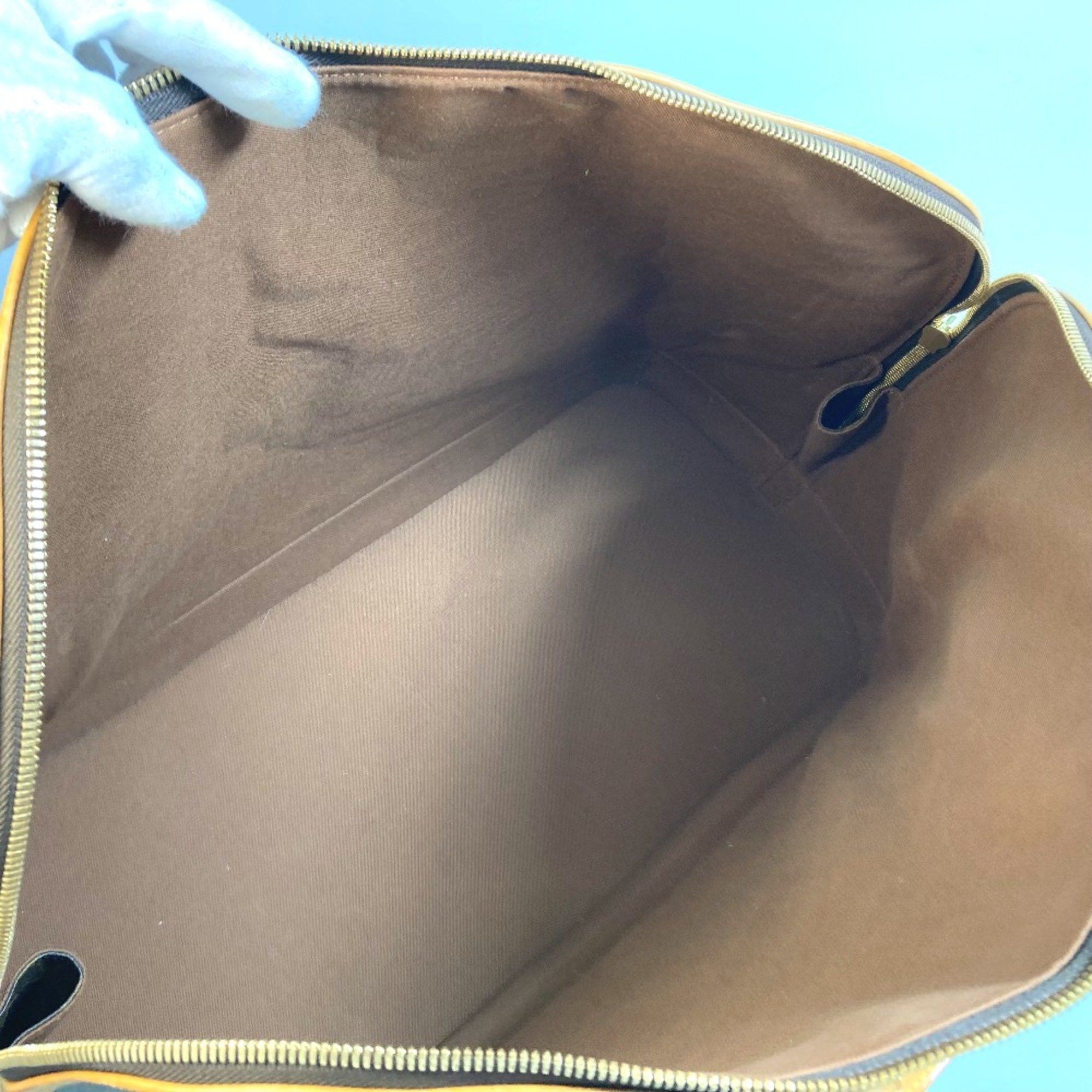 Louis Vuitton Louis Vuitton M41445 Monogram Hand Bag Duffle Bag Brown Size ONE SIZE - 15 Thumbnail