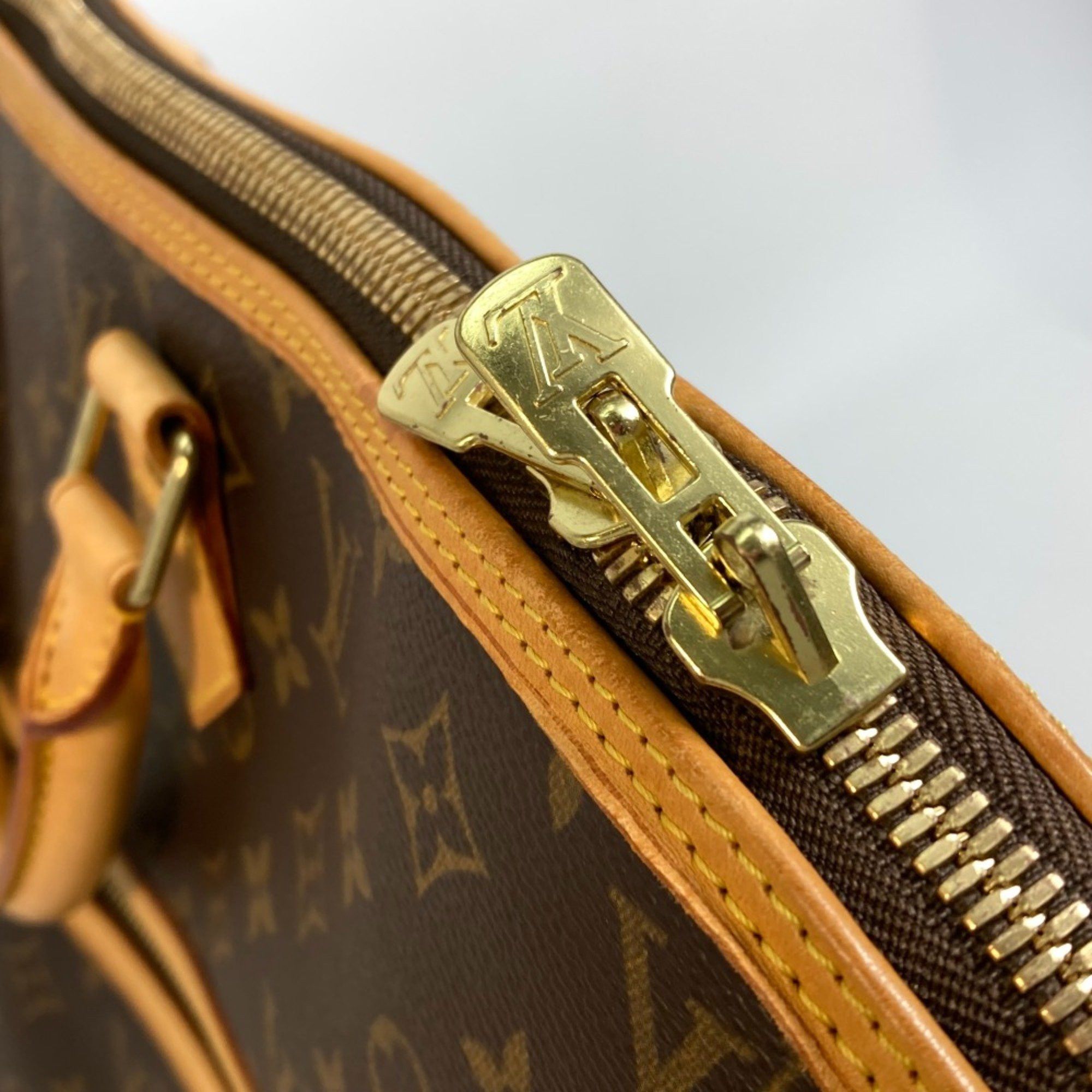 Louis Vuitton Louis Vuitton M41445 Monogram Hand Bag Duffle Bag Brown Size ONE SIZE - 4 Thumbnail