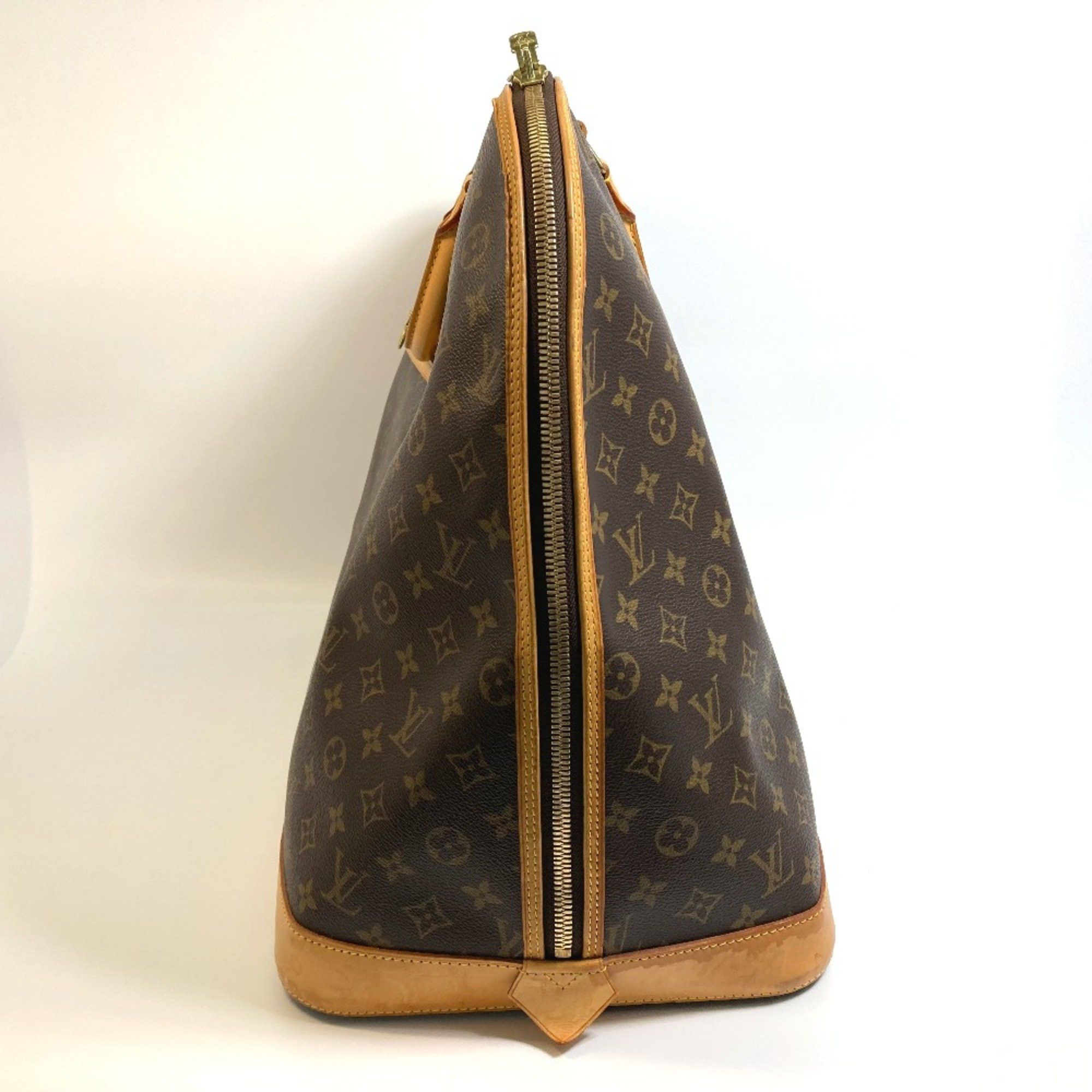 Louis Vuitton Louis Vuitton M41445 Monogram Hand Bag Duffle Bag Brown Size ONE SIZE - 3 Thumbnail