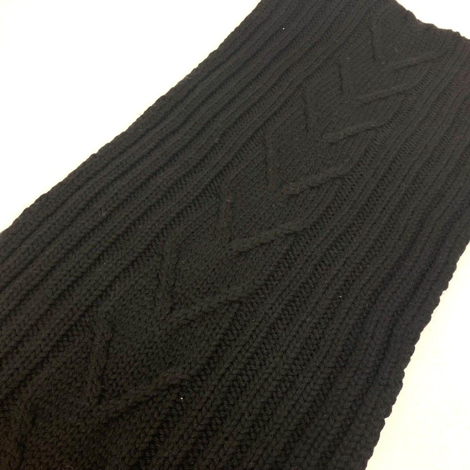 Louis Vuitton Louis Vuitton M75368 Cable knit Scarf Navy Size ONE SIZE - 7 Thumbnail