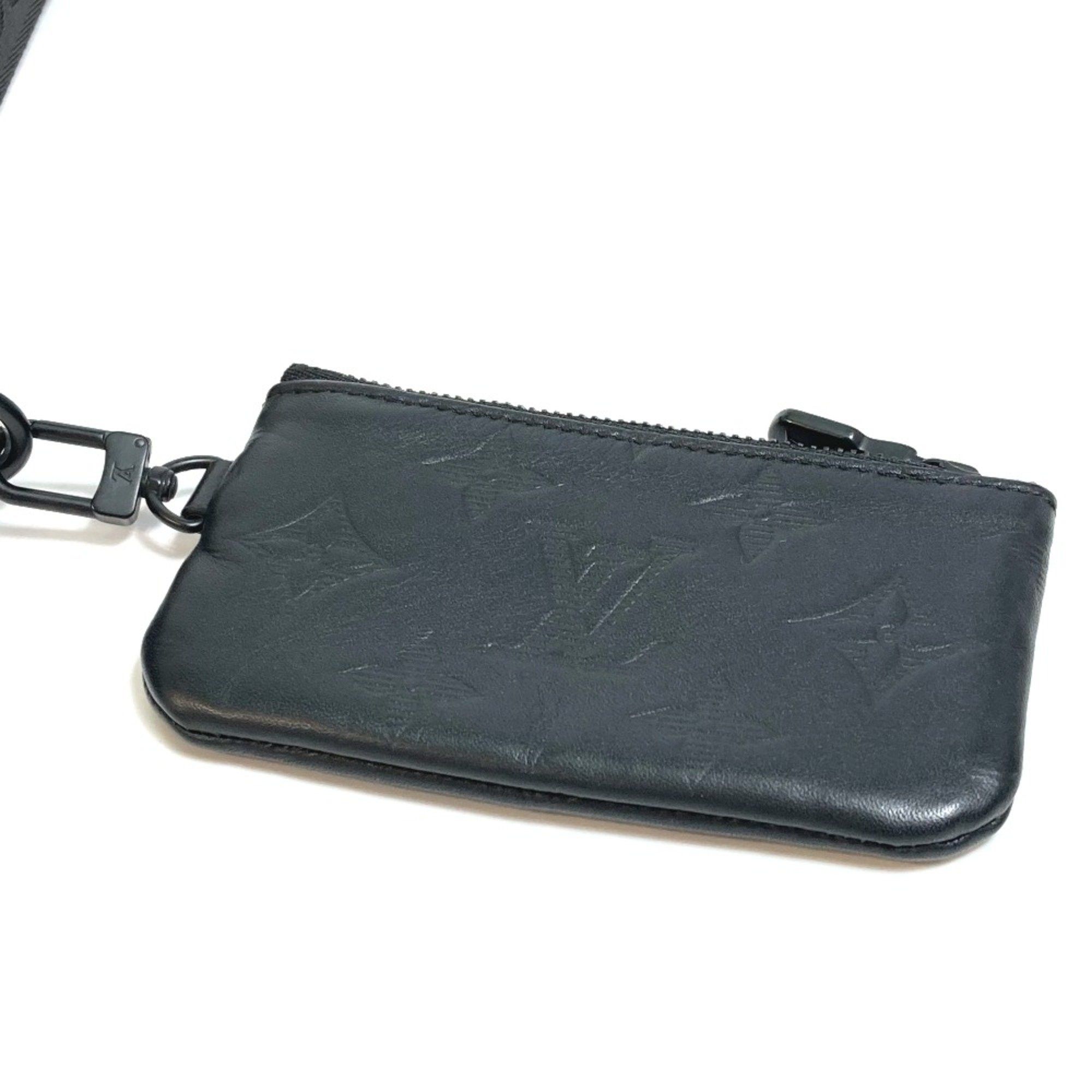Louis Vuitton Louis Vuitton M69827 Monogram shadow Bag Crossbody body bag Black Size ONE SIZE - 4 Thumbnail
