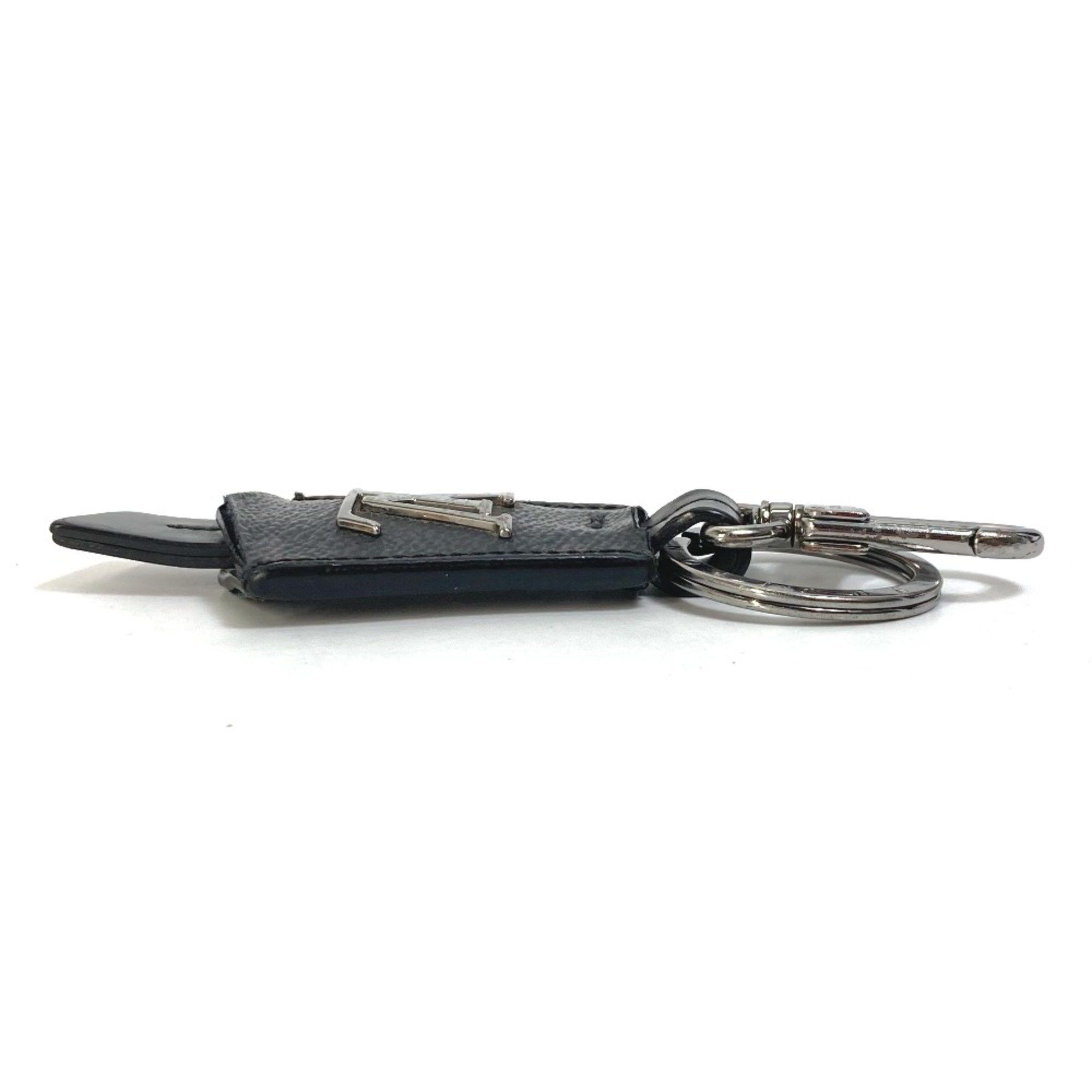 Louis Vuitton Louis Vuitton M63620 MonogramEclipse Bag Charm Key Holder Black Size ONE SIZE - 4 Thumbnail