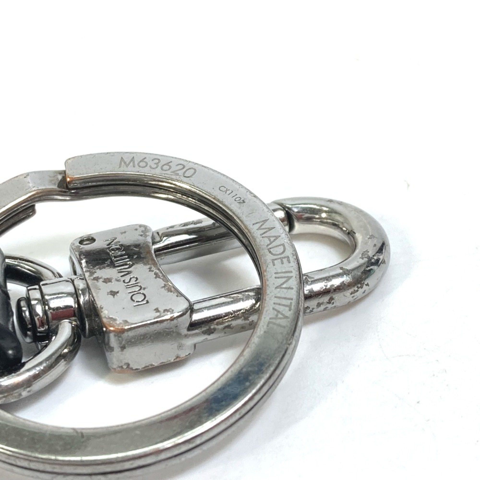 Louis Vuitton Louis Vuitton M63620 MonogramEclipse Bag Charm Key Holder Black Size ONE SIZE - 5 Thumbnail