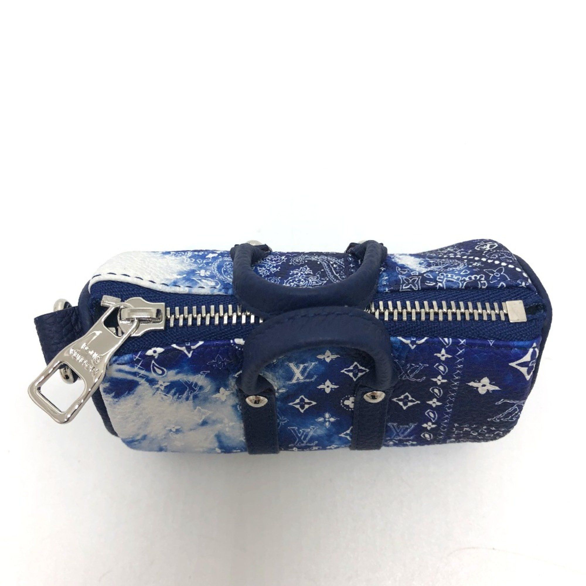 Louis Vuitton Louis Vuitton MP3337 Monogram bandana bag/accessories Key Holder blue SilverHardware Size ONE SIZE - 5 Thumbnail