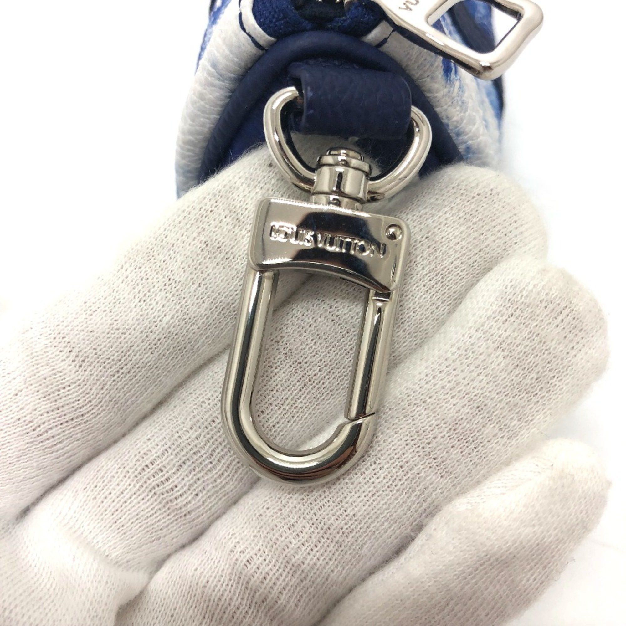 Louis Vuitton Louis Vuitton MP3337 Monogram bandana bag/accessories Key Holder blue SilverHardware Size ONE SIZE - 11 Thumbnail