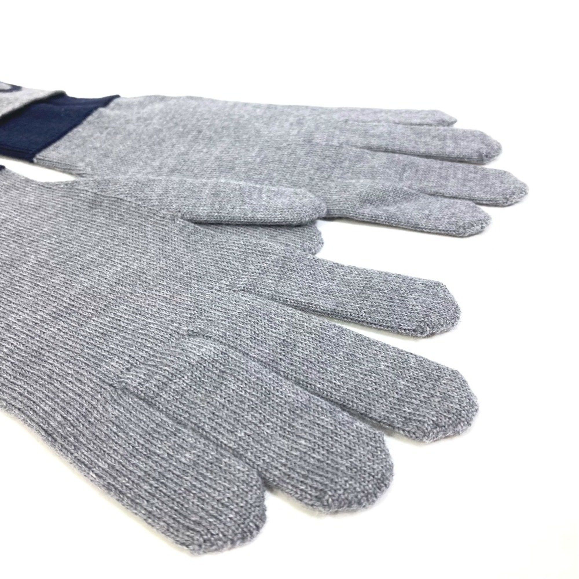 Louis Vuitton Louis Vuitton M71247 gloves Glove gray blue Size ONE SIZE - 5 Thumbnail