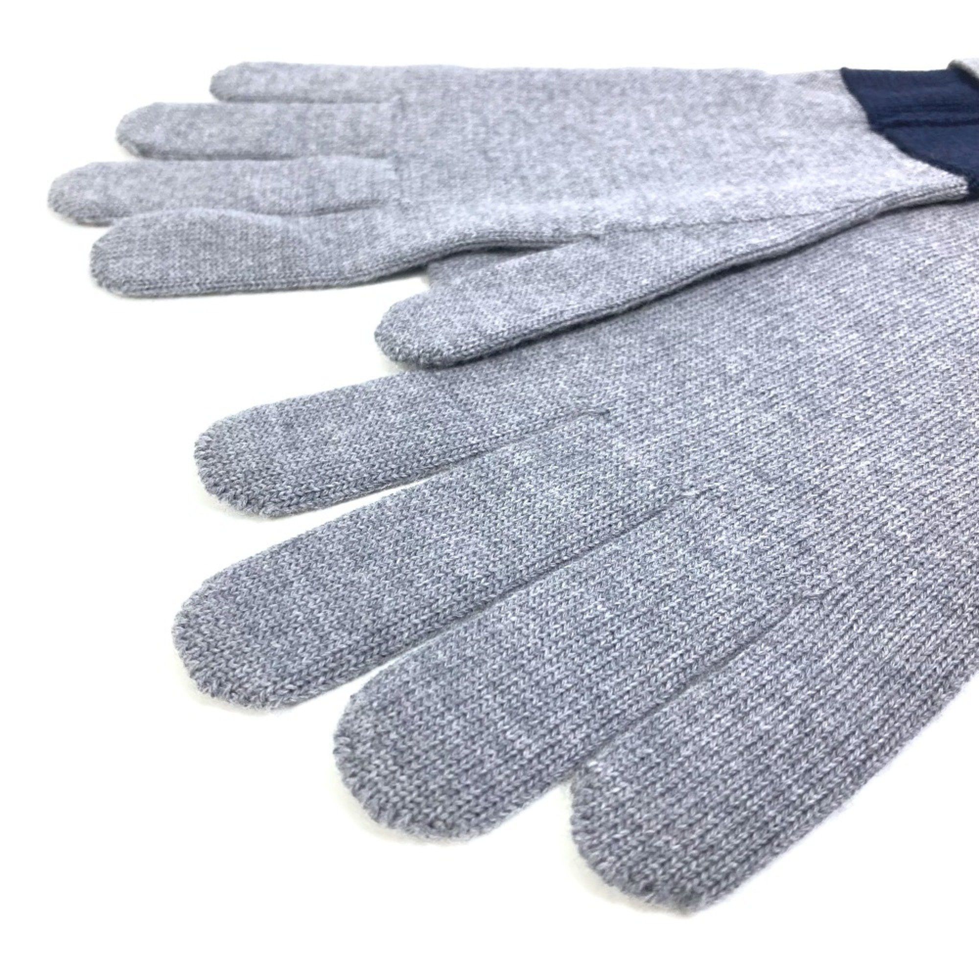 Louis Vuitton Louis Vuitton M71247 gloves Glove gray blue Size ONE SIZE - 6 Thumbnail