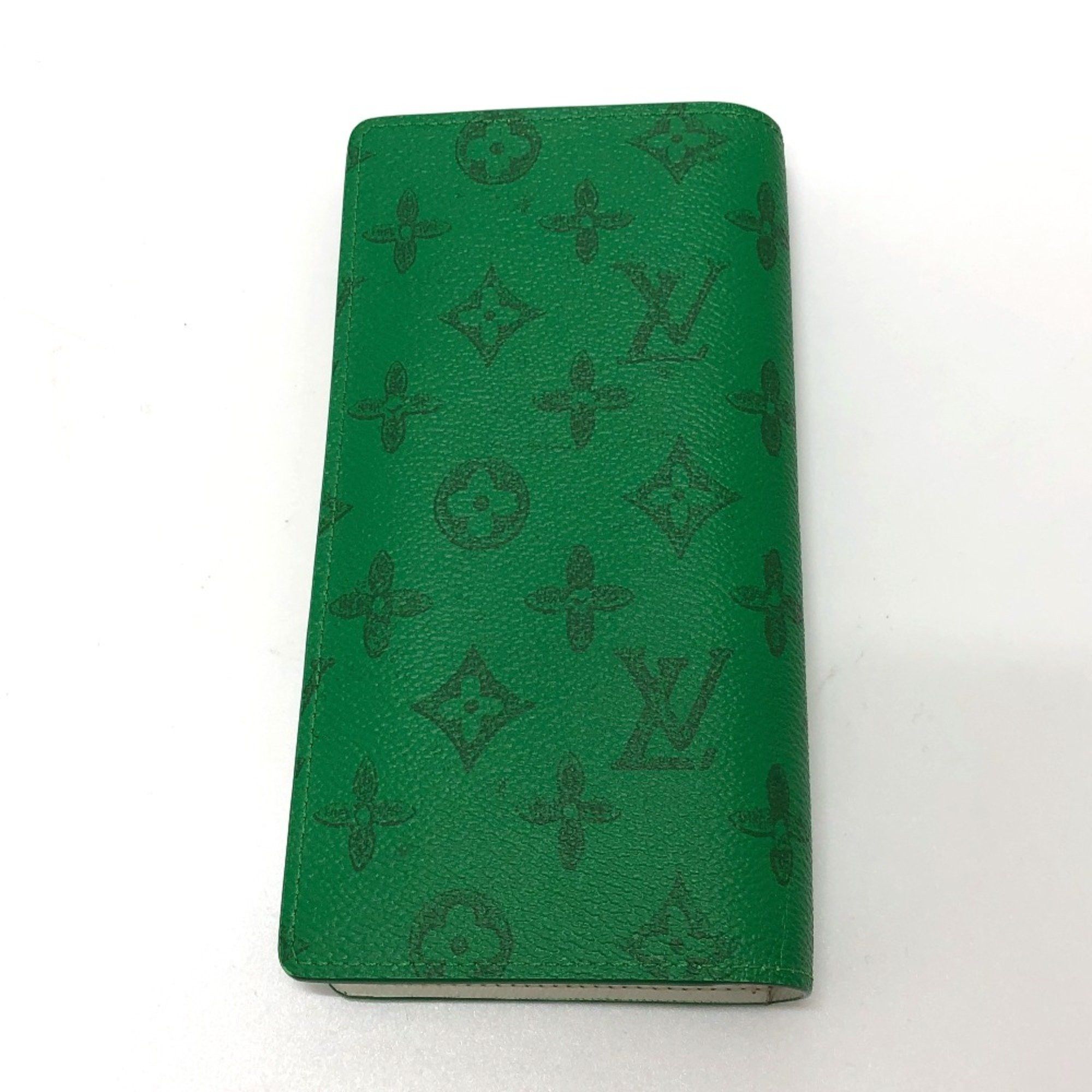 Louis Vuitton Louis Vuitton M80801 Monogram Everyday LV Bifold Long Wallet Green SilverHardware Size ONE SIZE - 2 Thumbnail