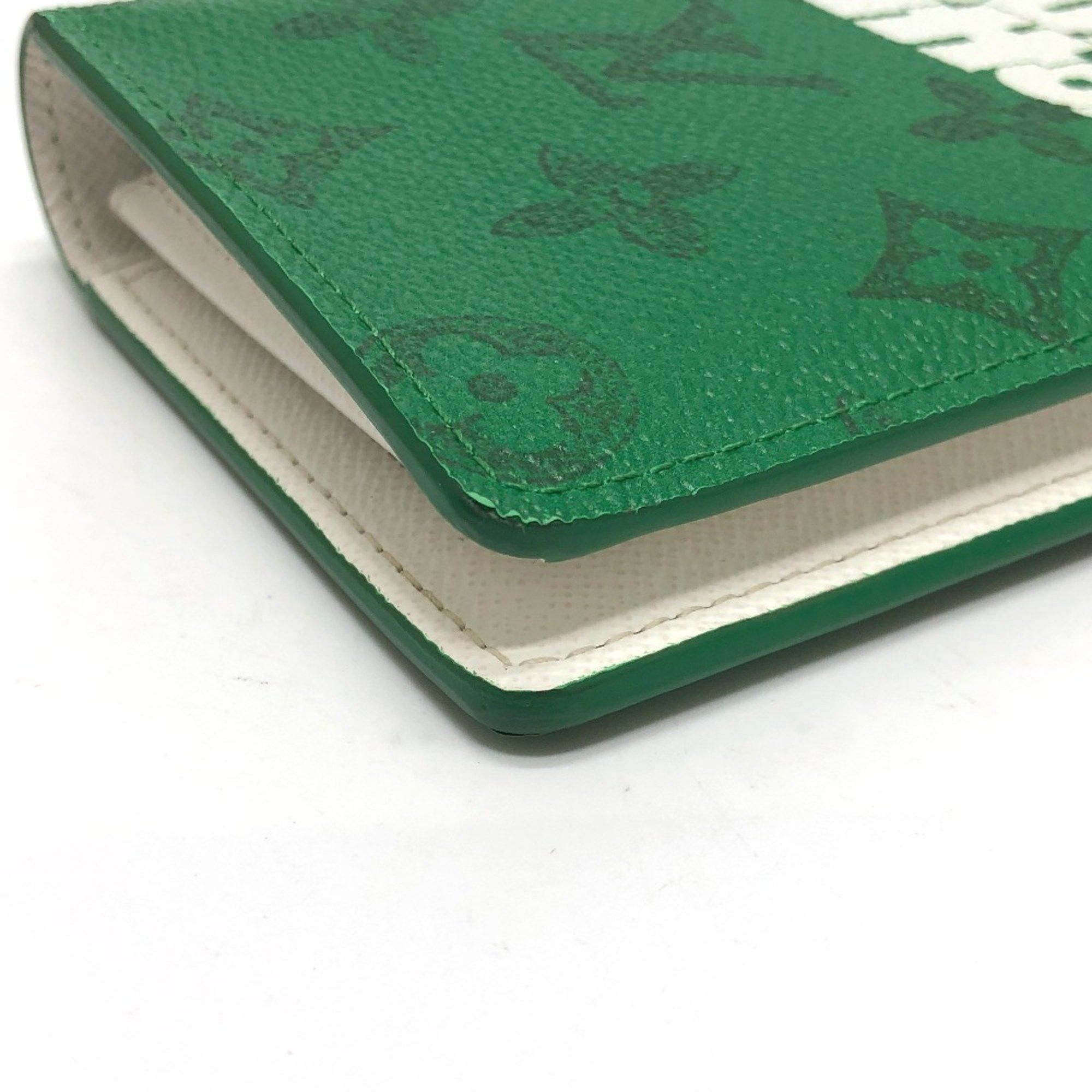 Louis Vuitton Louis Vuitton M80801 Monogram Everyday LV Bifold Long Wallet Green SilverHardware Size ONE SIZE - 5 Thumbnail
