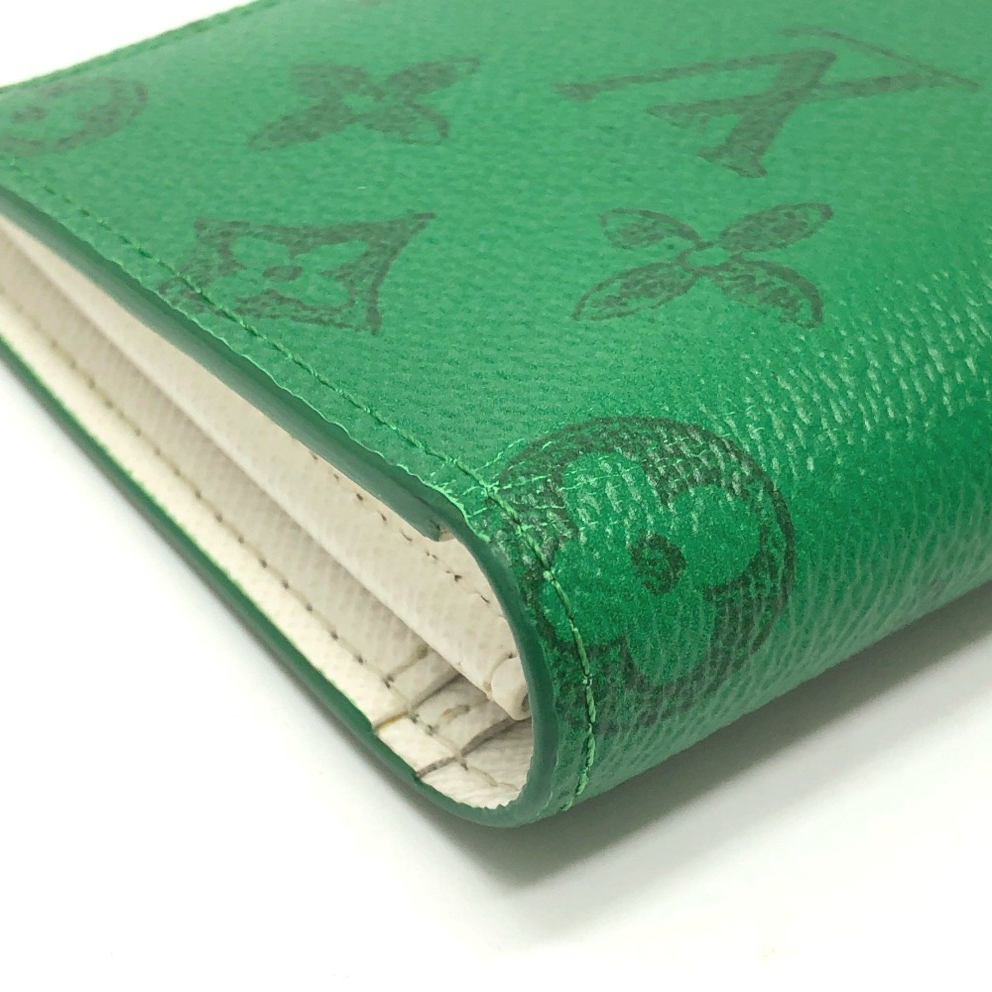 Louis Vuitton Louis Vuitton M80801 Monogram Everyday LV Bifold Long Wallet Green SilverHardware Size ONE SIZE - 6 Thumbnail