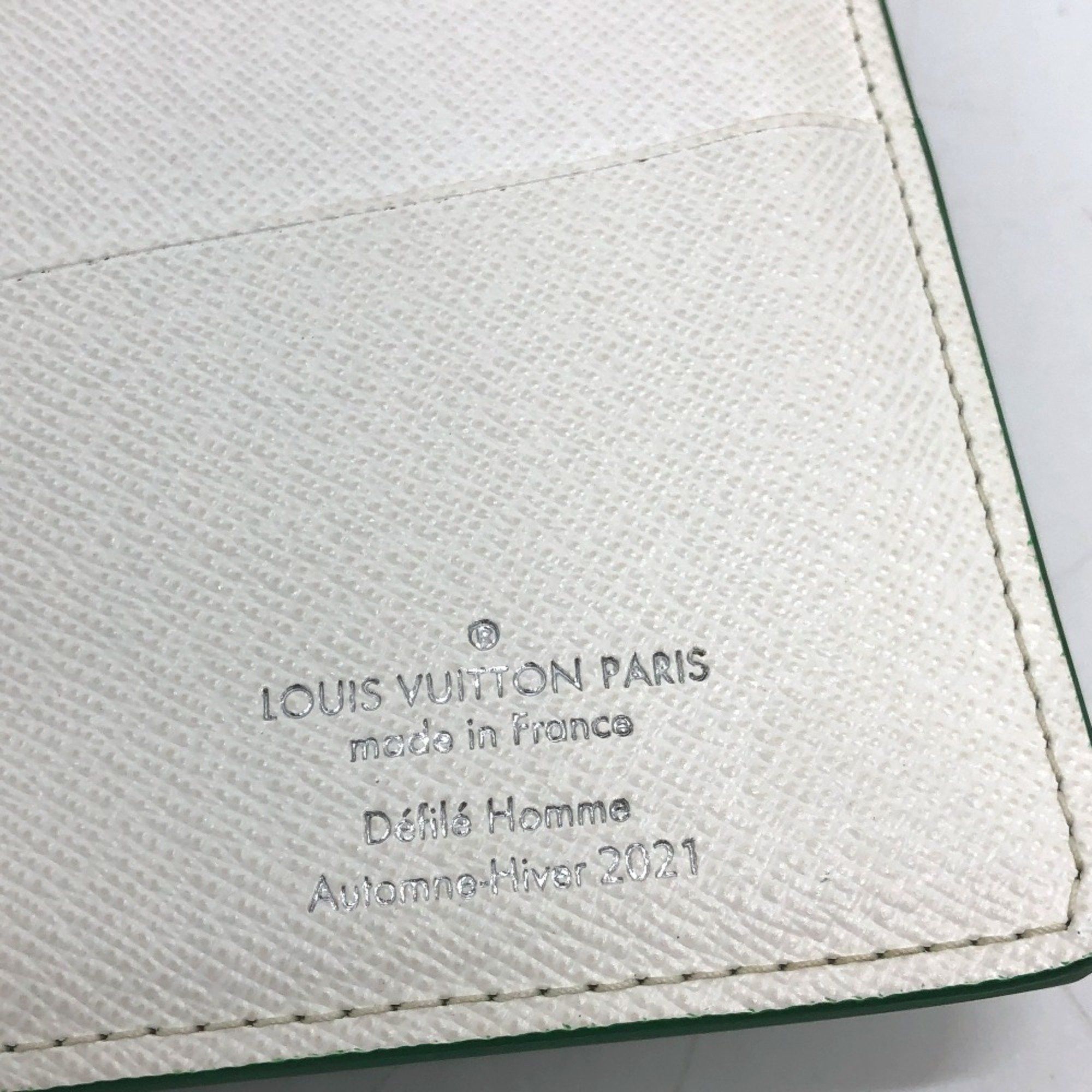 Louis Vuitton Louis Vuitton M80801 Monogram Everyday LV Bifold Long Wallet Green SilverHardware Size ONE SIZE - 8 Thumbnail