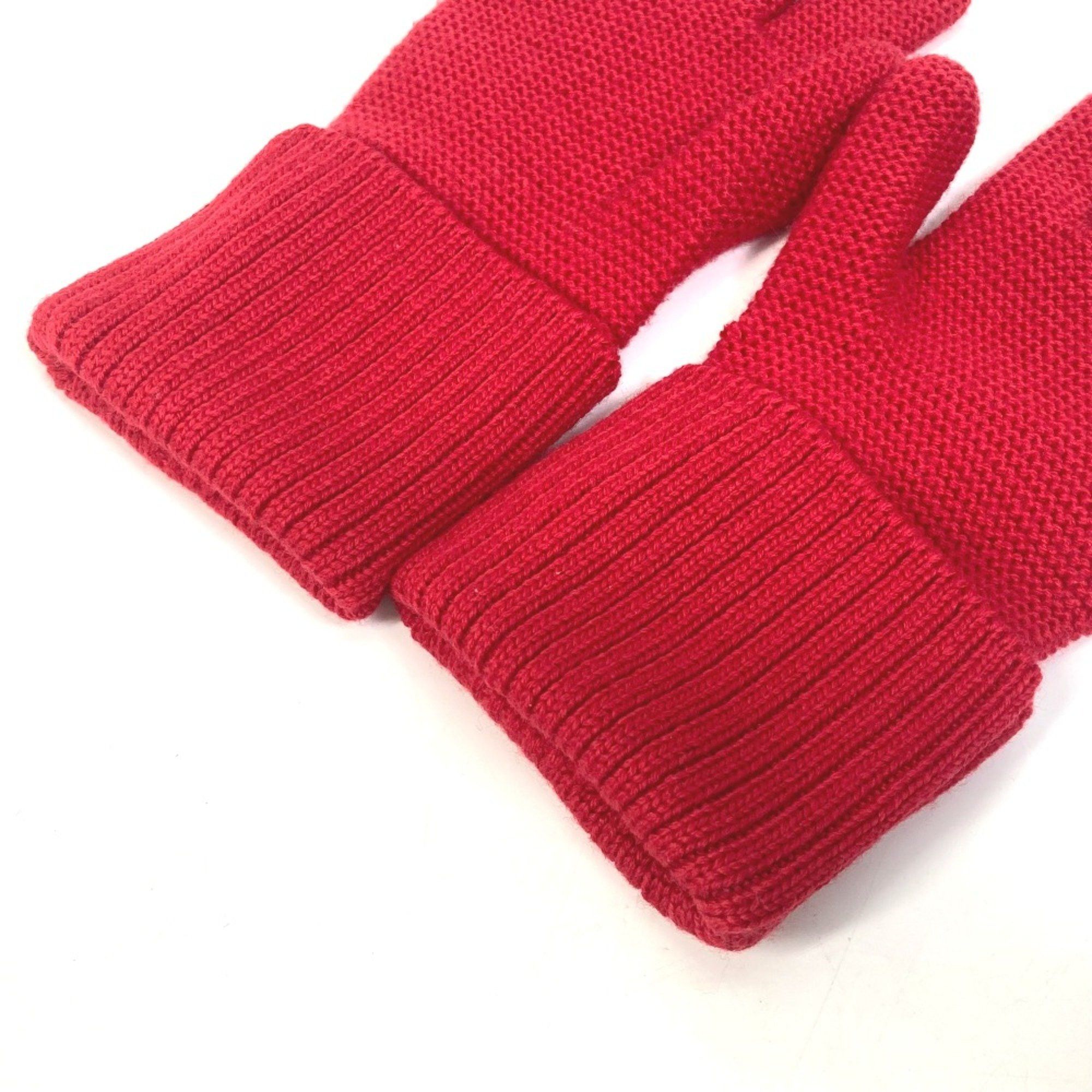 Louis Vuitton Louis Vuitton M58359 Glove gloves Red Black Size ONE SIZE - 9 Thumbnail