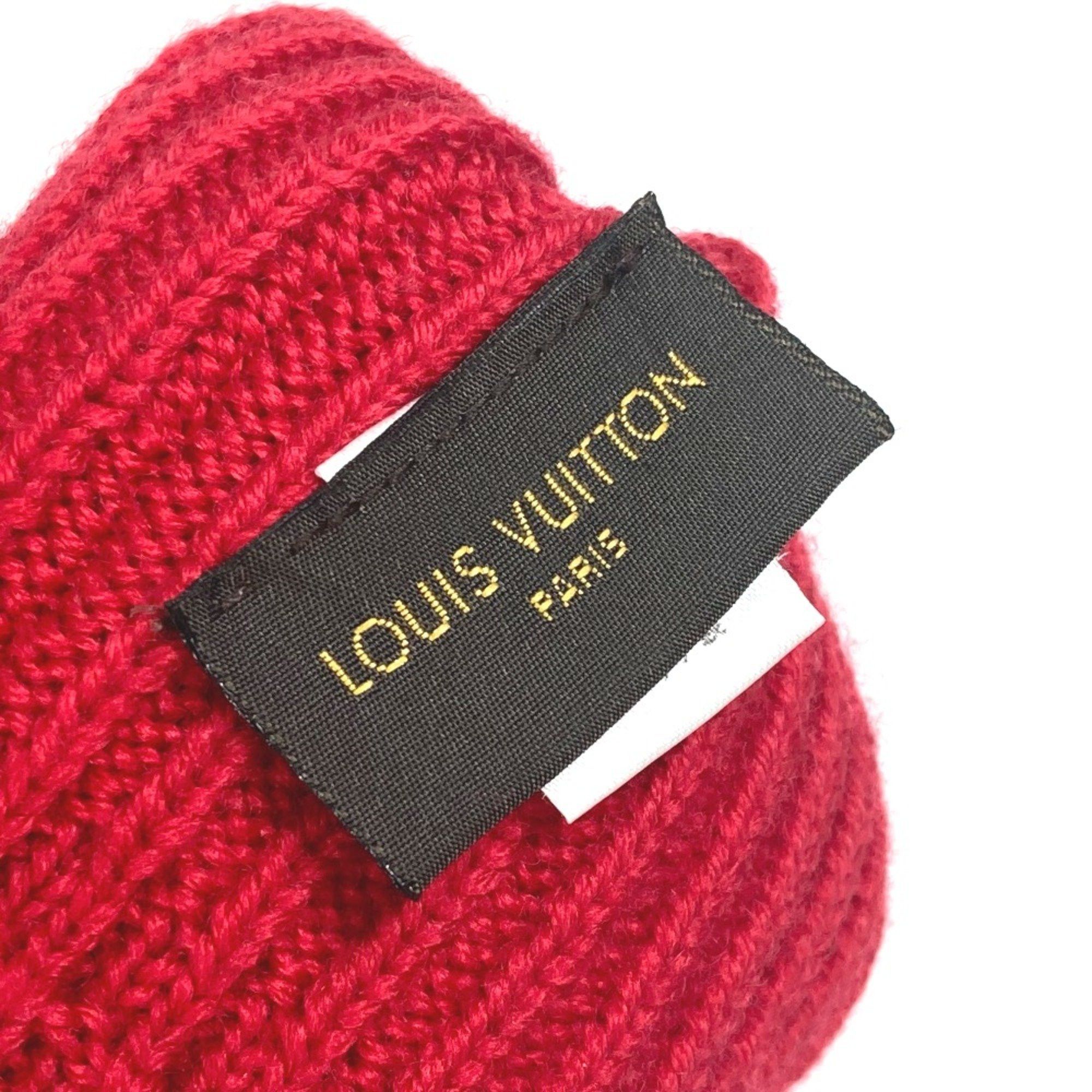 Louis Vuitton Louis Vuitton M58359 Glove gloves Red Black Size ONE SIZE - 5 Thumbnail