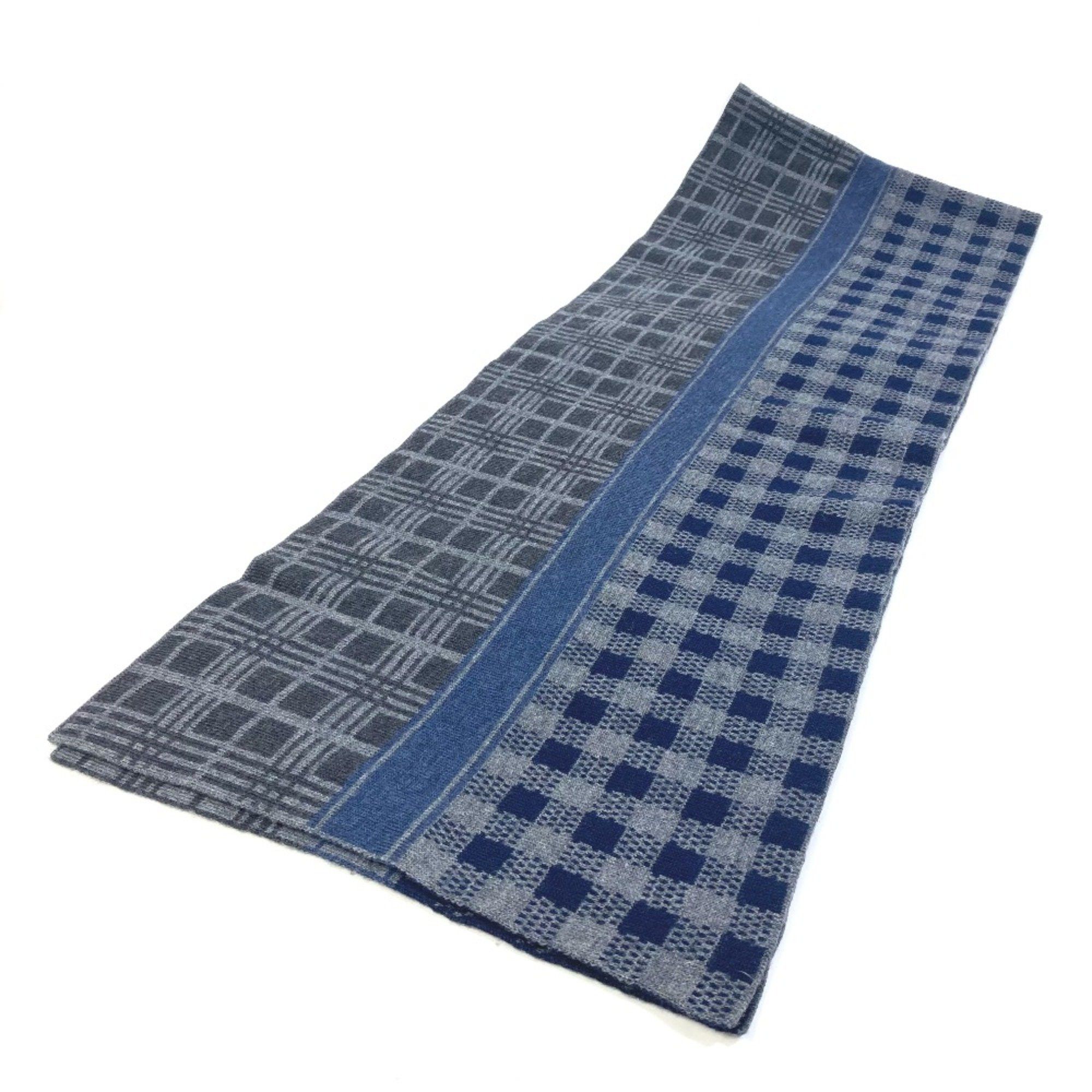 Louis Vuitton Louis Vuitton M74955 Scarf gray Navy Size ONE SIZE - 4 Thumbnail