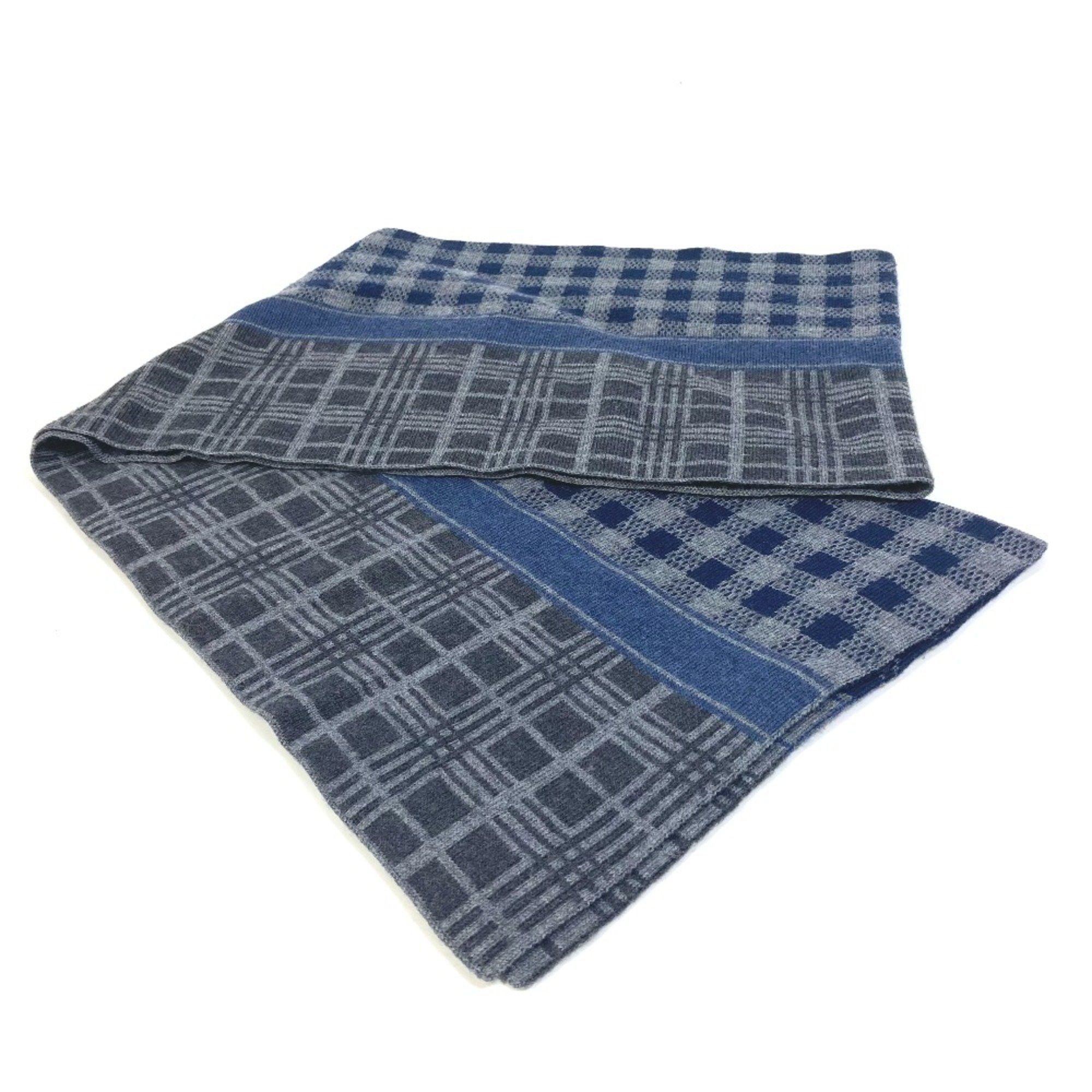 Louis Vuitton Louis Vuitton M74955 Scarf gray Navy Size ONE SIZE - 3 Thumbnail