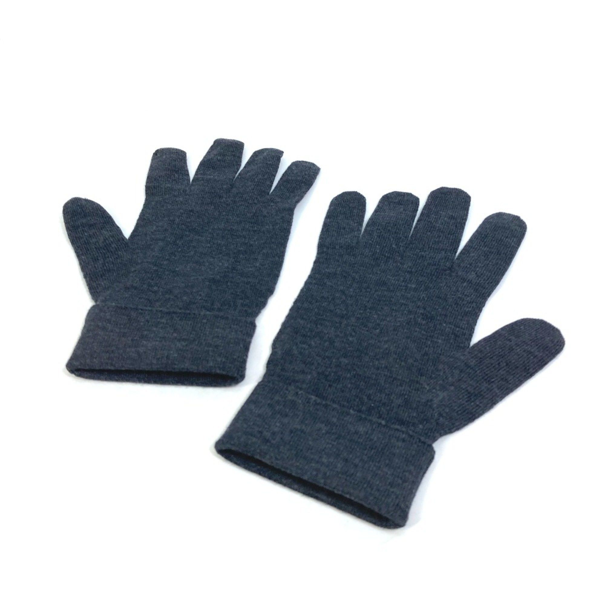 Louis Vuitton Louis Vuitton M70008 Damier Graphite Gloves knit Glove Gray Based Blue Based Size ONE SIZE - 7 Thumbnail