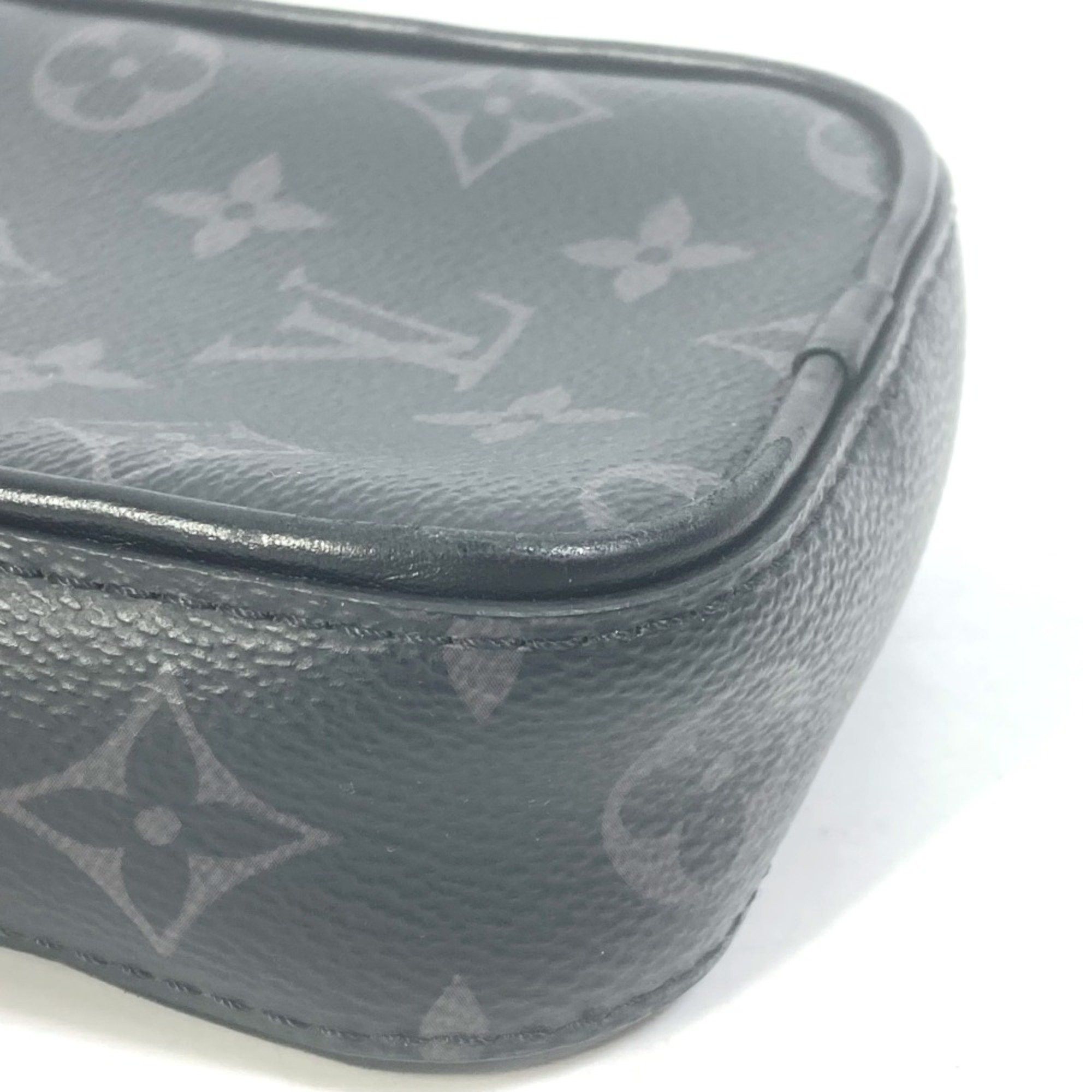 Louis Vuitton Louis Vuitton M45928 Monogram Eclipse Trunk Print Bag Comic Crossbody Shoulder Bag Black Size ONE SIZE - 7 Thumbnail