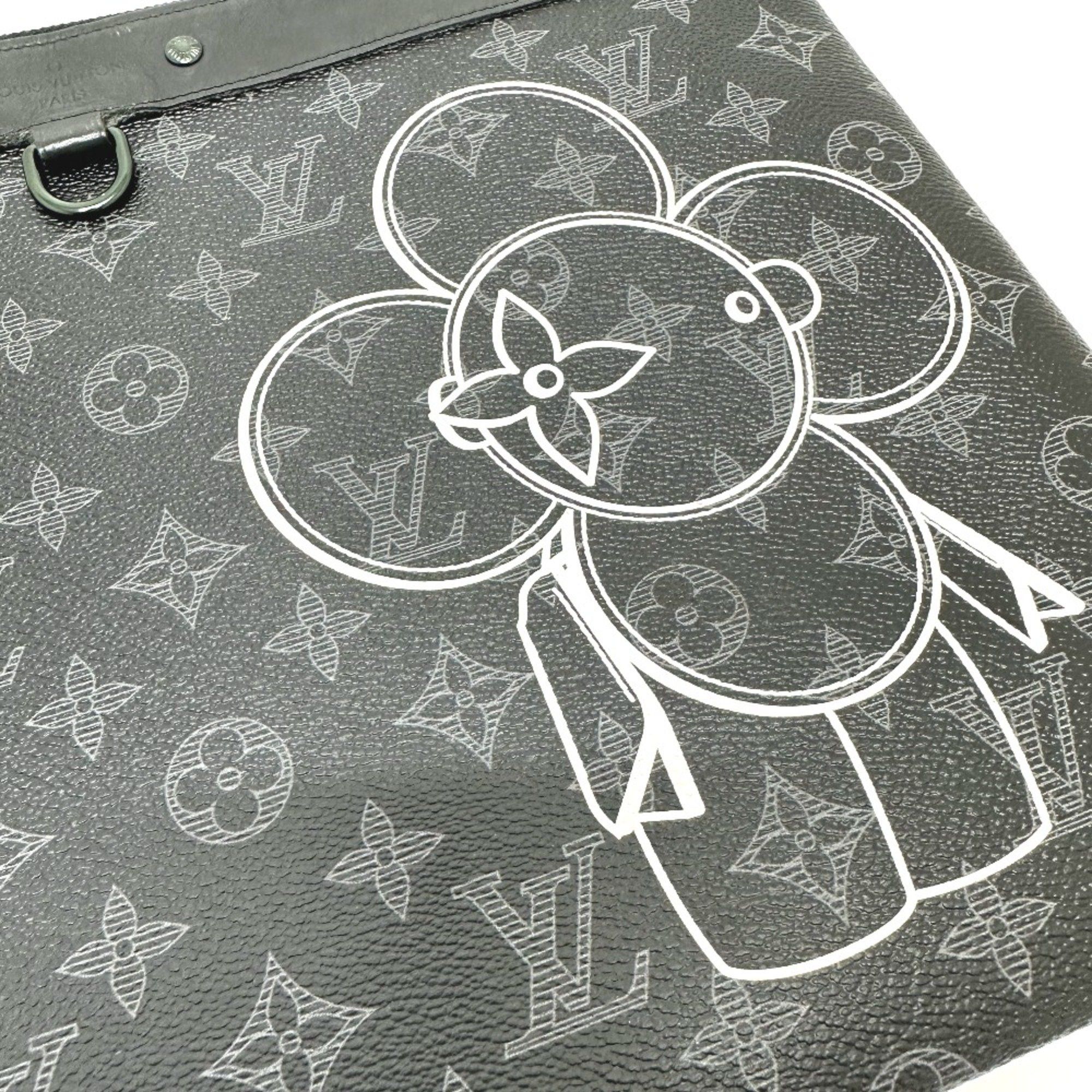 Louis Vuitton Louis Vuitton M52904 MonogramEclipse Bag Clutch bag Black Size ONE SIZE - 6 Thumbnail