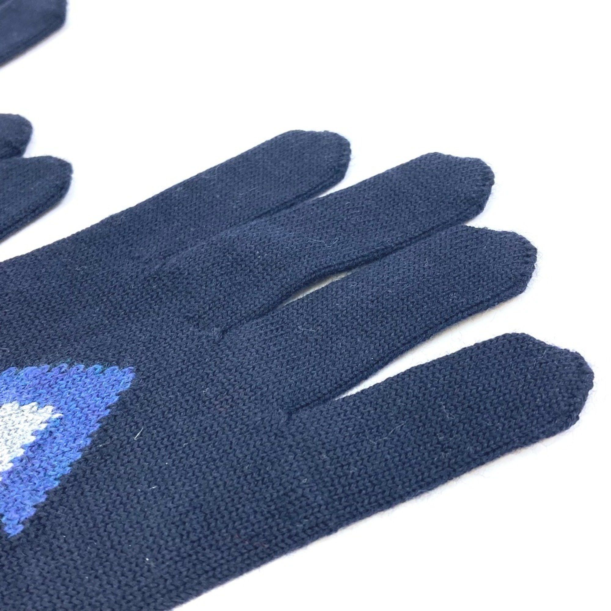 Louis Vuitton Louis Vuitton M70305 gloves Glove Navy Size ONE SIZE - 5 Thumbnail